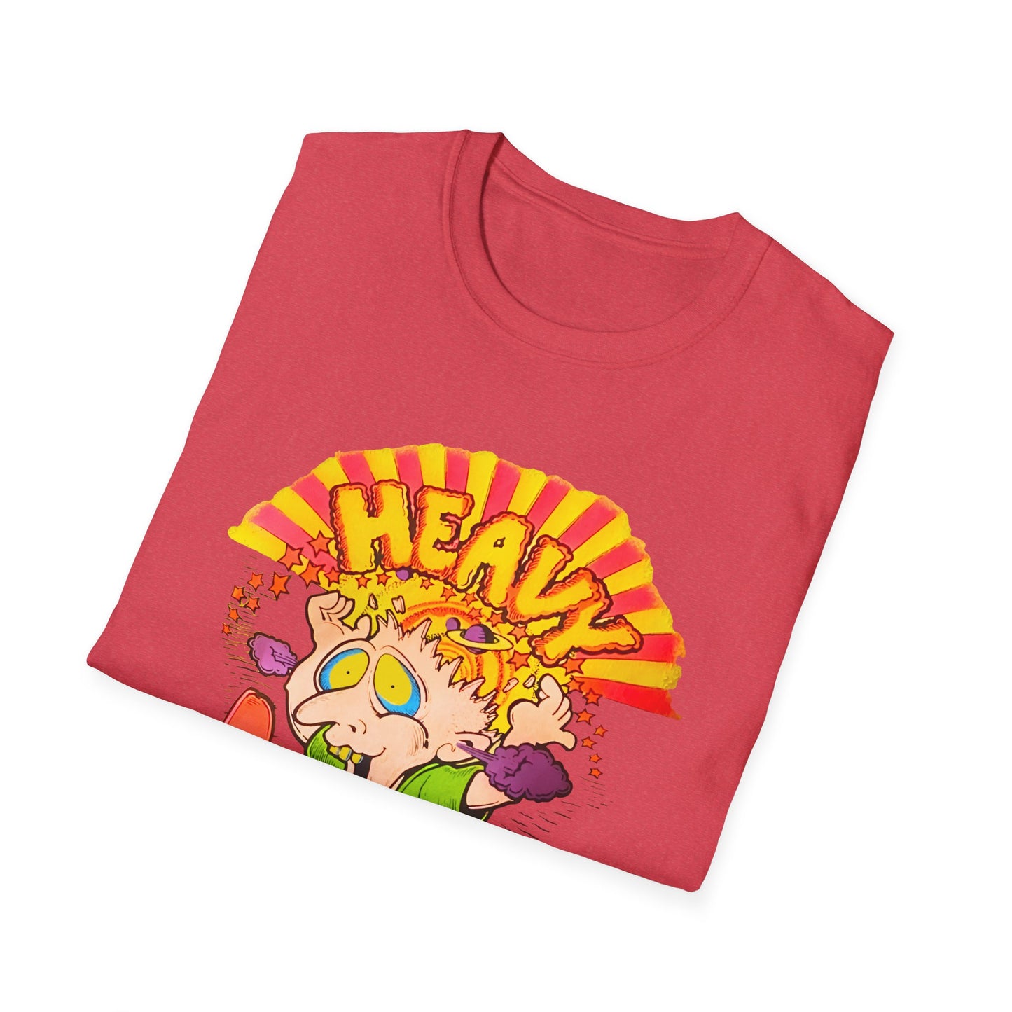 1970s heavy trip cartoon character reproduction tshirt