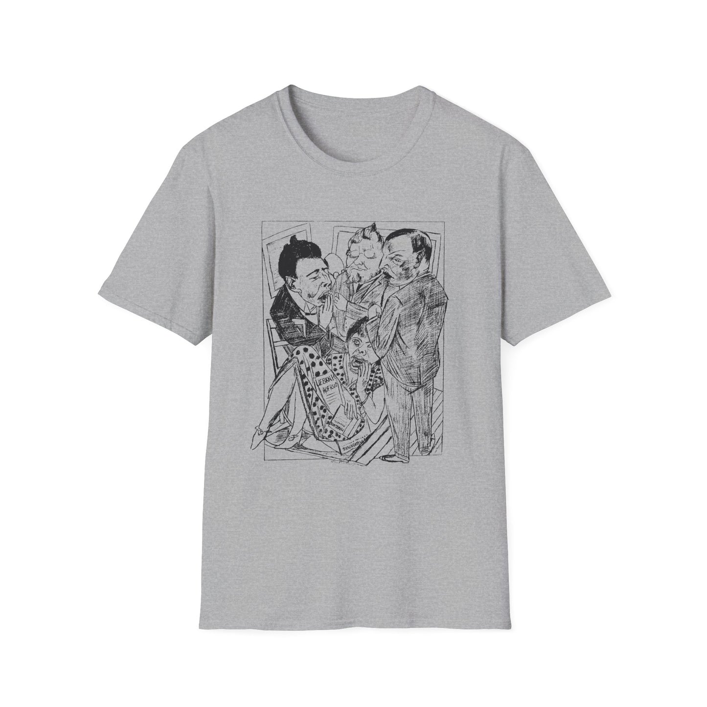1922 max beckman lithograph  the dissappointed II tshirt