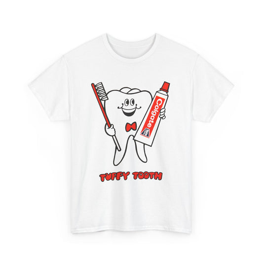 1969 tuffy tooth dental hygiene for children ad tshirt