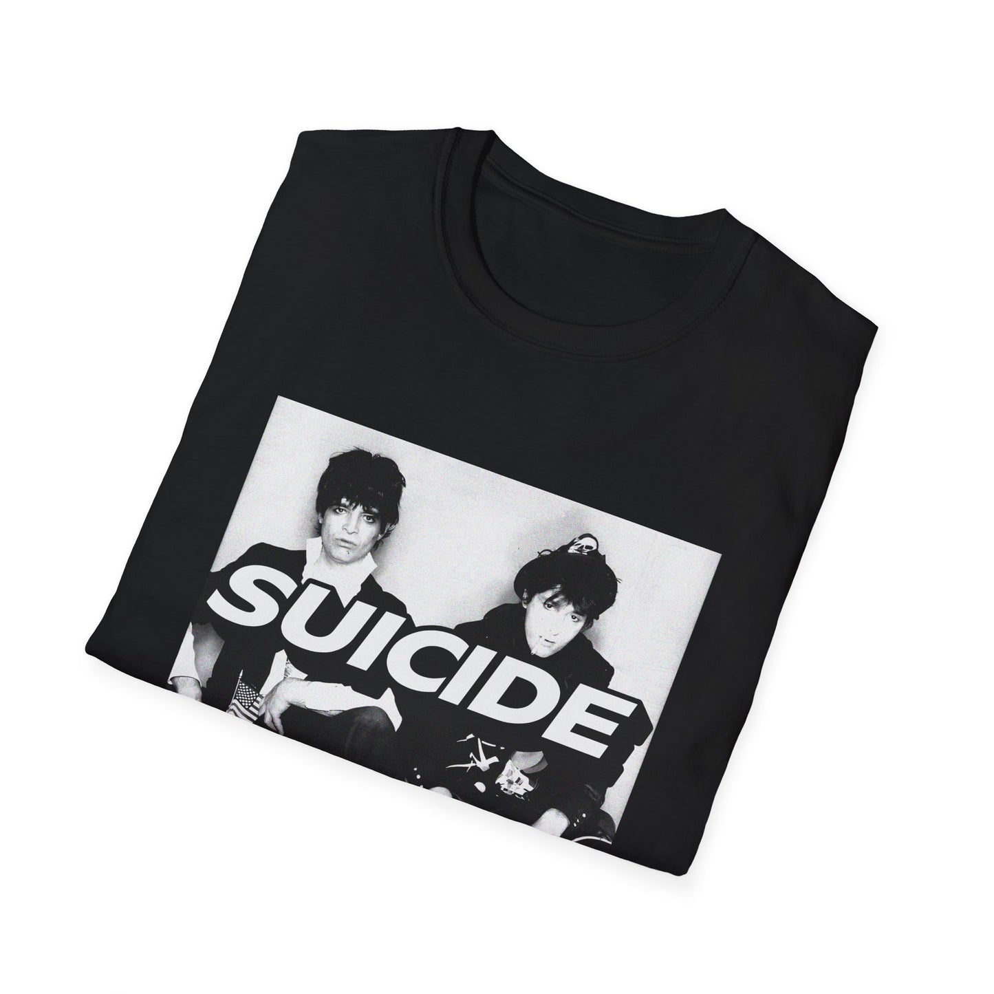 martin rev and alan vega suicide band 6 tshirt