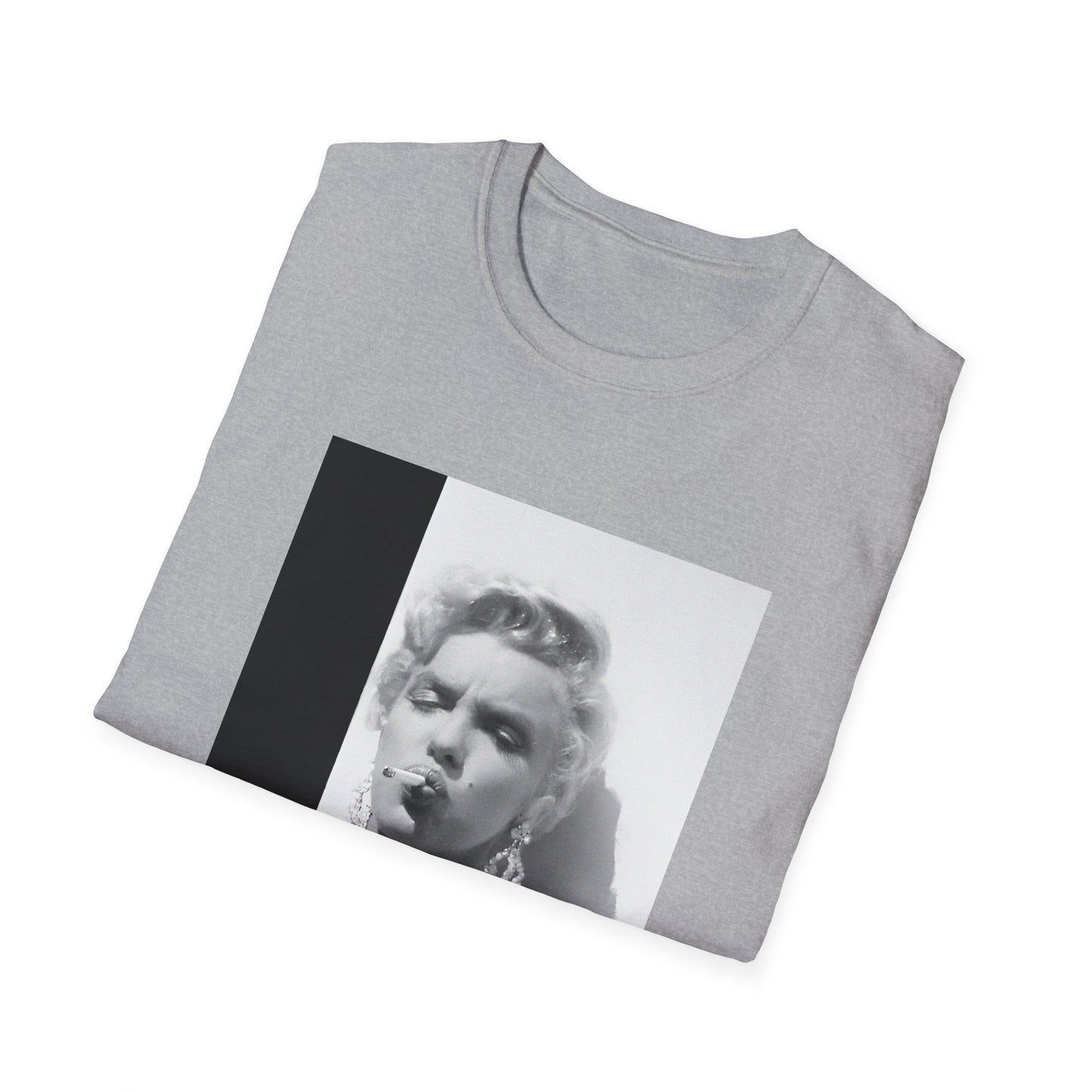 marilyn monroe smoking a cigarette tshirt