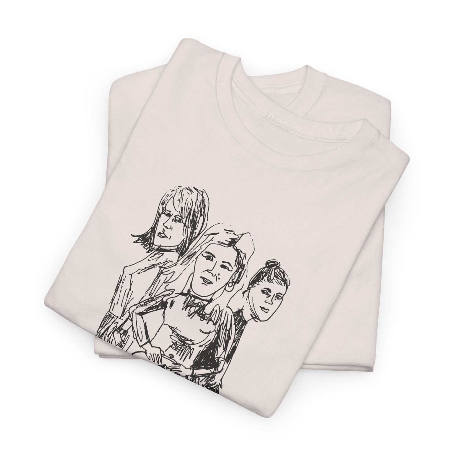 the delmonas medway garage punk fan art sketch tshirt