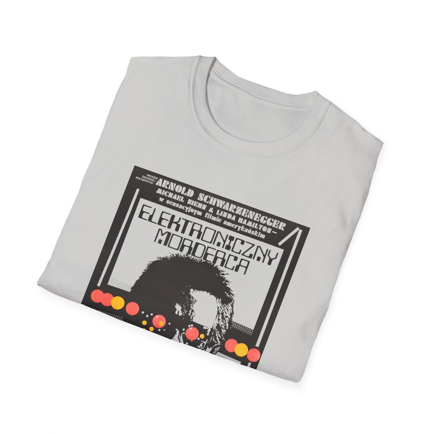 1987 terminator vintage polish movie poster tshirt