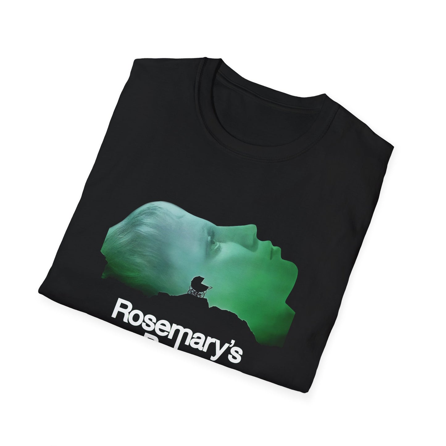 1968 roman polanski's rosemary's baby movie poster tshirt