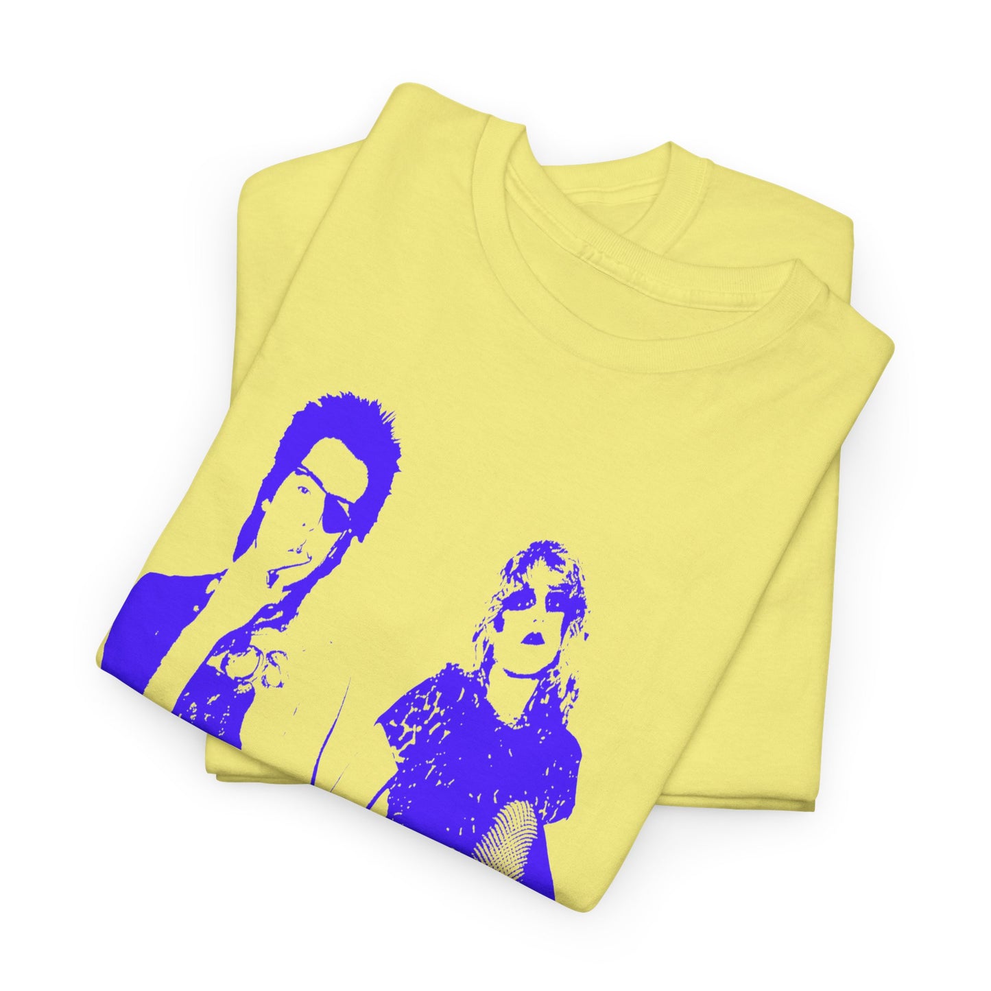 the real sid and nancy purple/blue stencil fan art tshirt