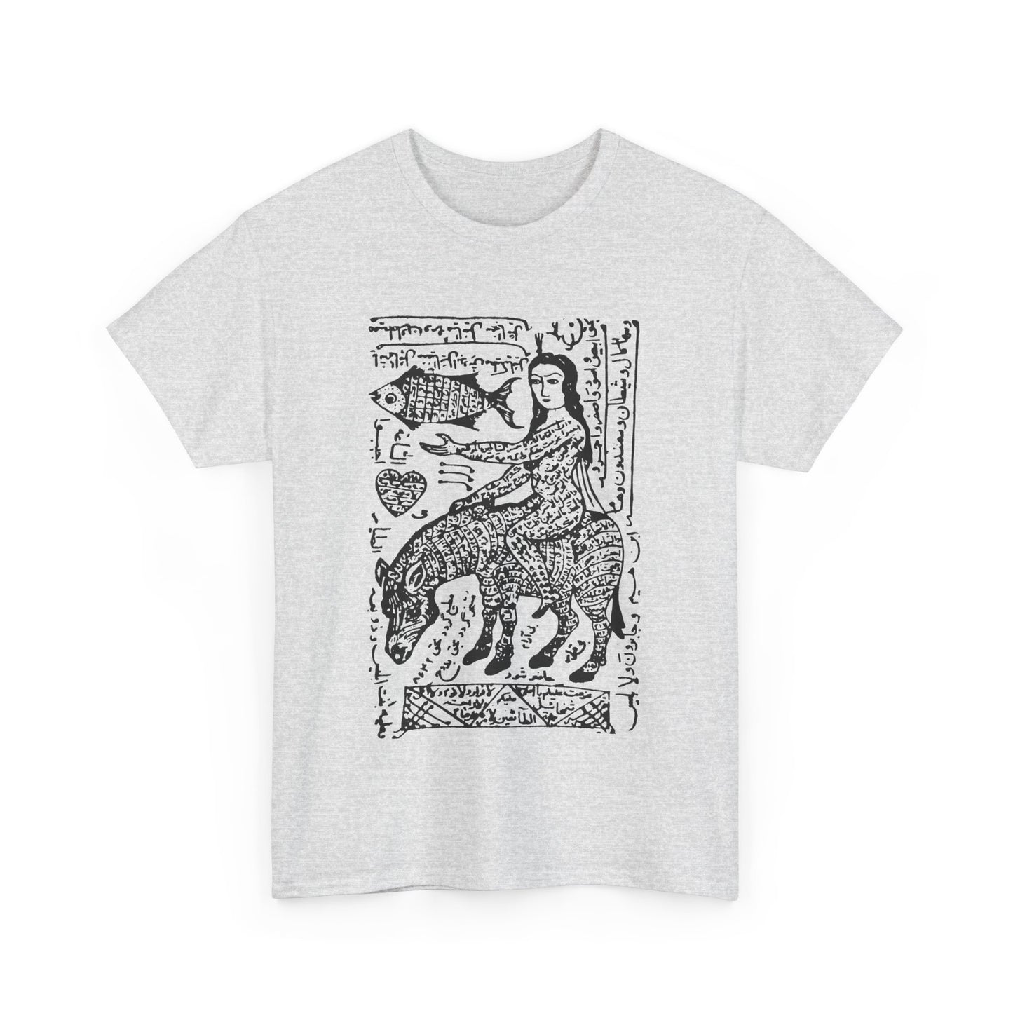 1800s persian witch talisman brass amulet love spell tshirt