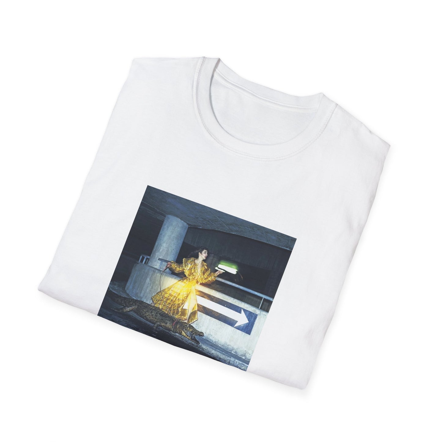 kate bush walking a crocodile in fong leng through the barbican car park tshirt