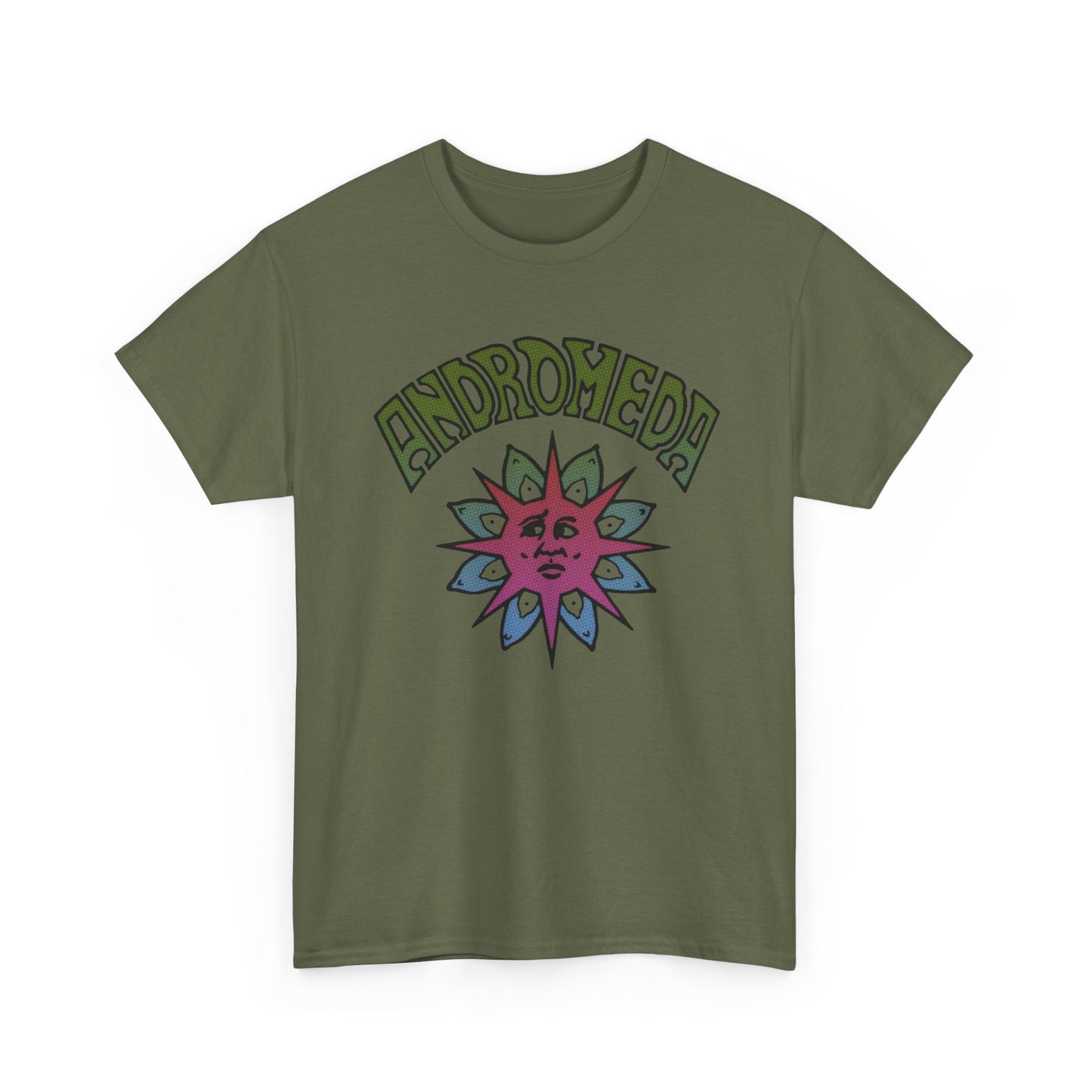 1960s english psychedelic band andromeda fan art tshirt