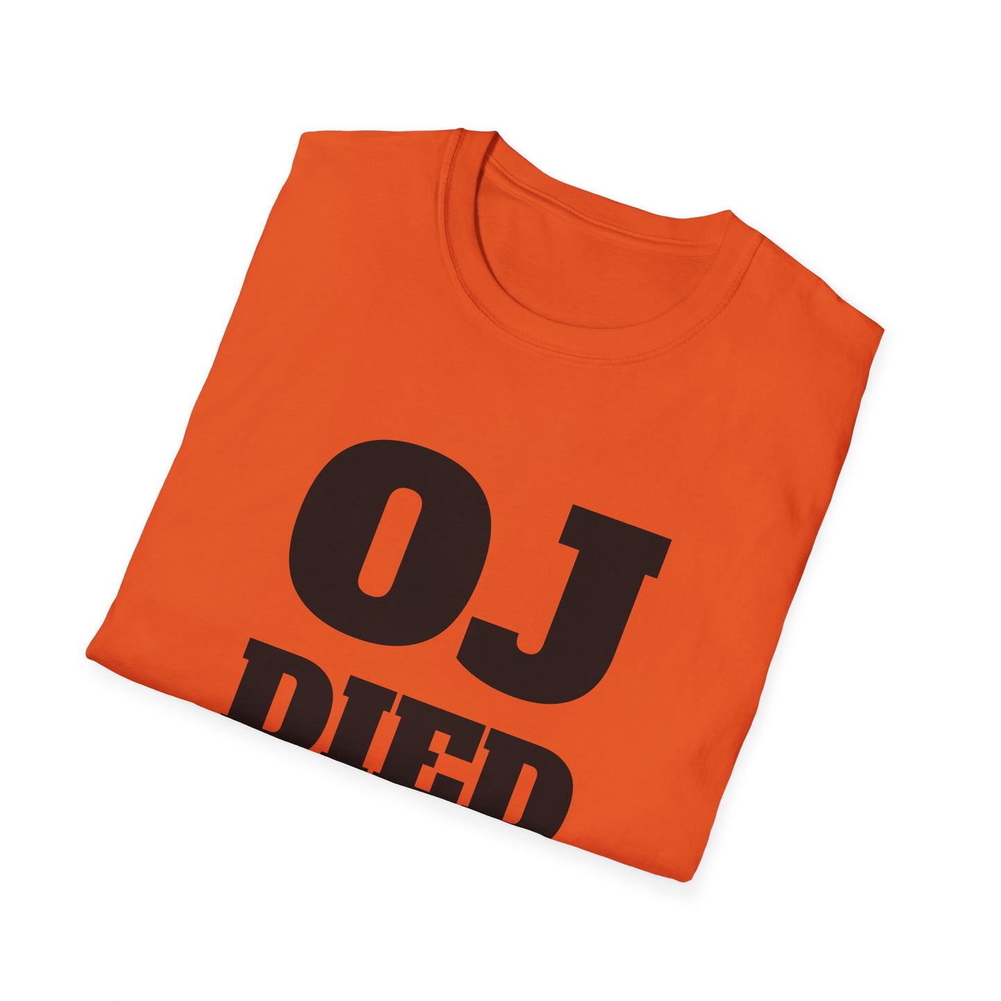 oj died with oj's glove on the back oj simpson tshirt