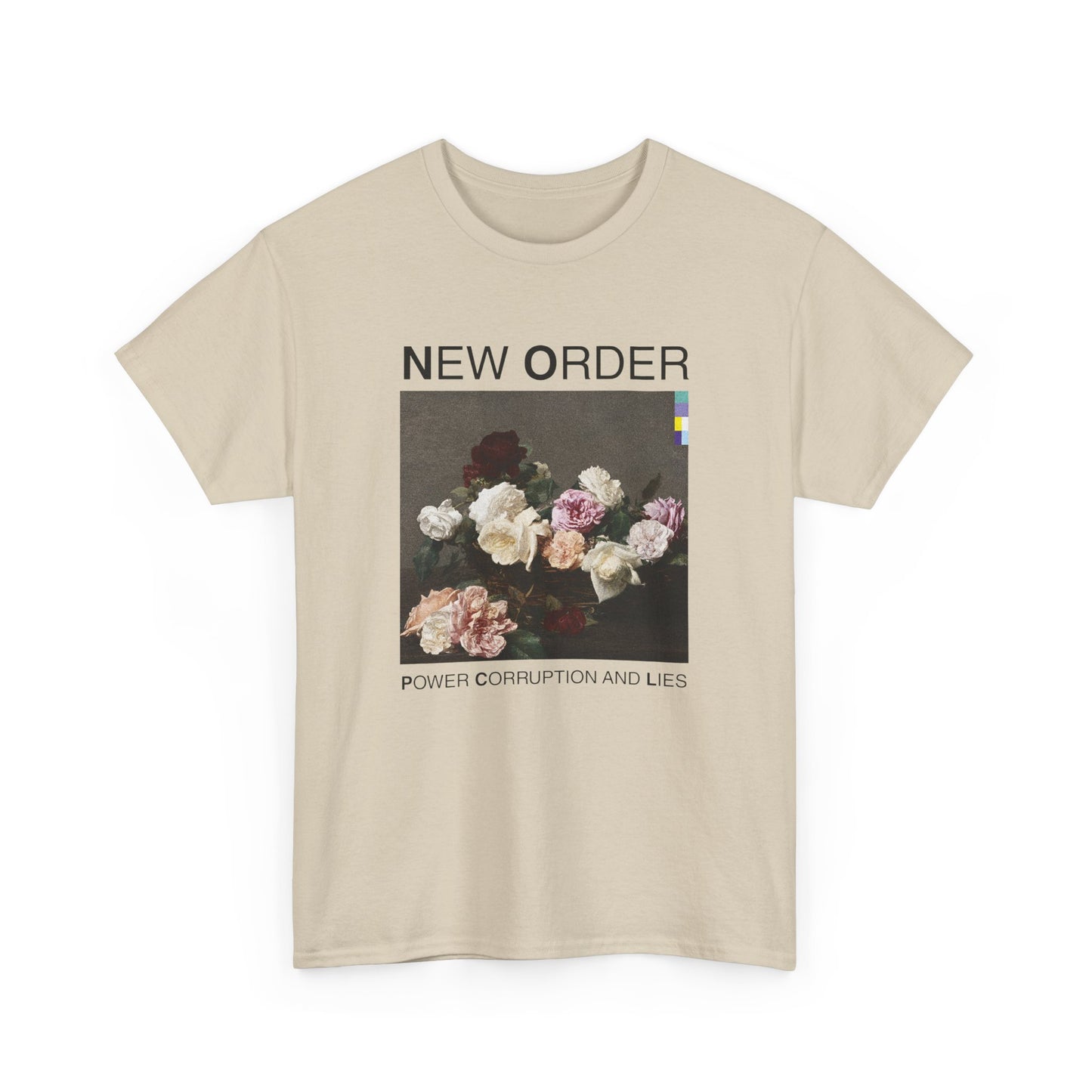 1983 new order album love, corruption & lies tshirt