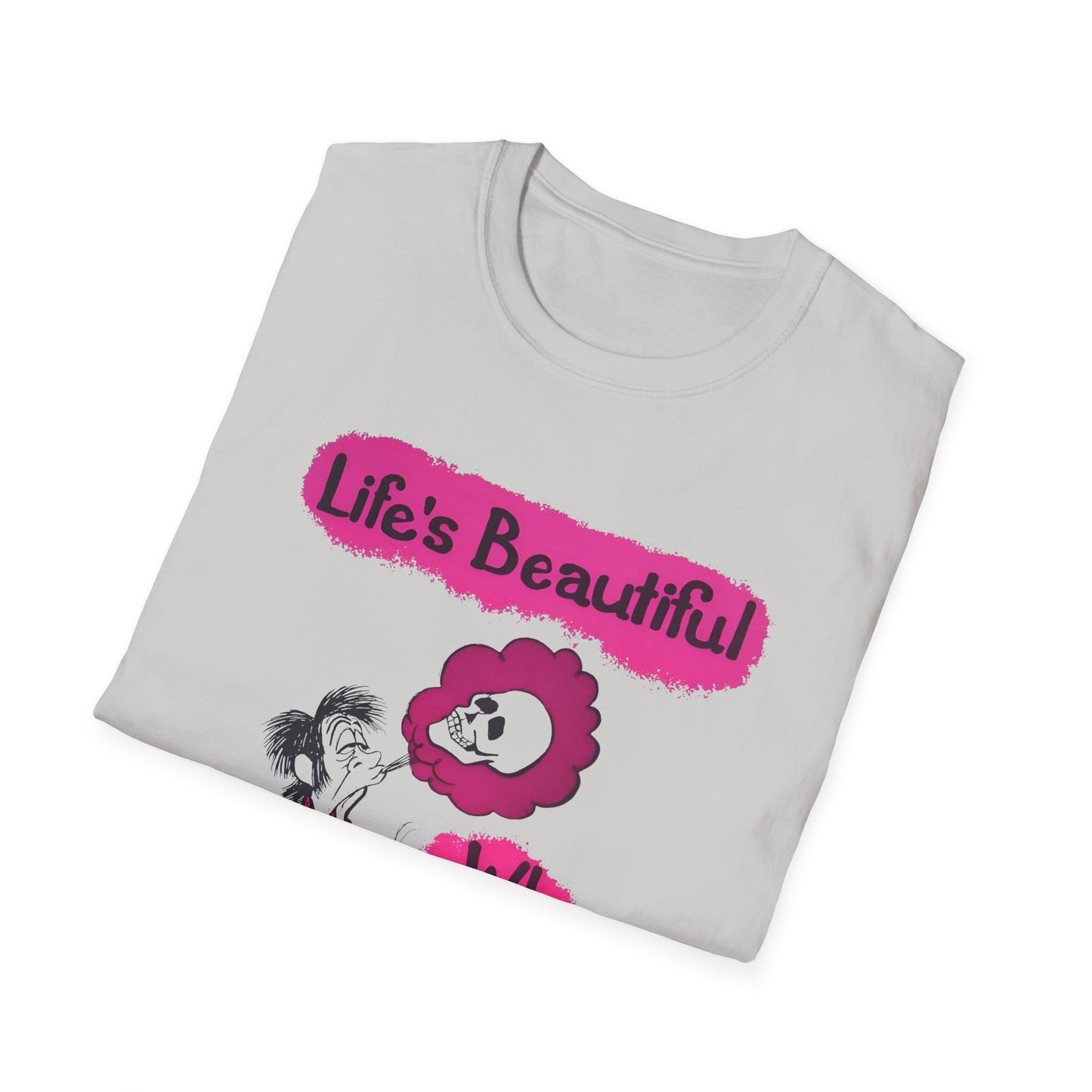 1960s/70s anti-drug poster life's beautiful, why blow it? by smartset smarteen s.o.s tshirt