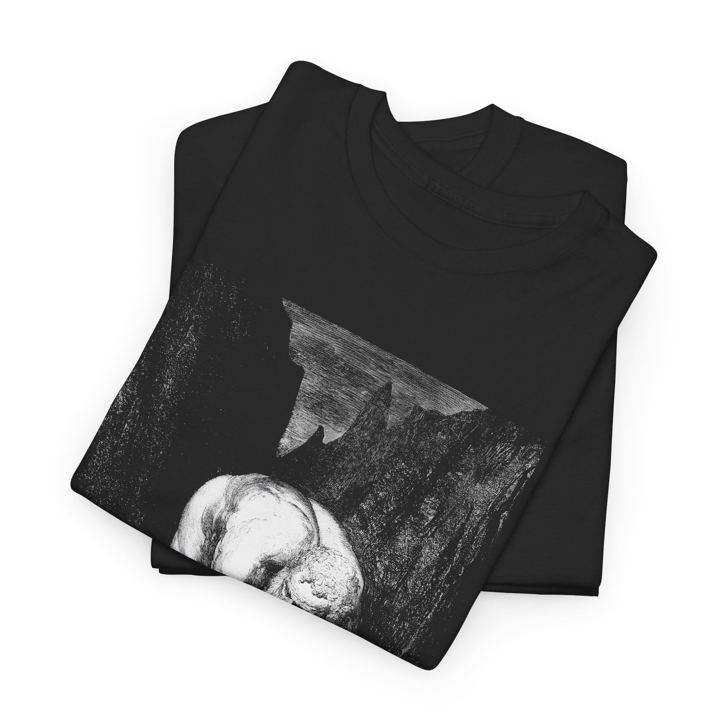 1861 dante alighieri’s inferno illustration by gustave dore tshirt