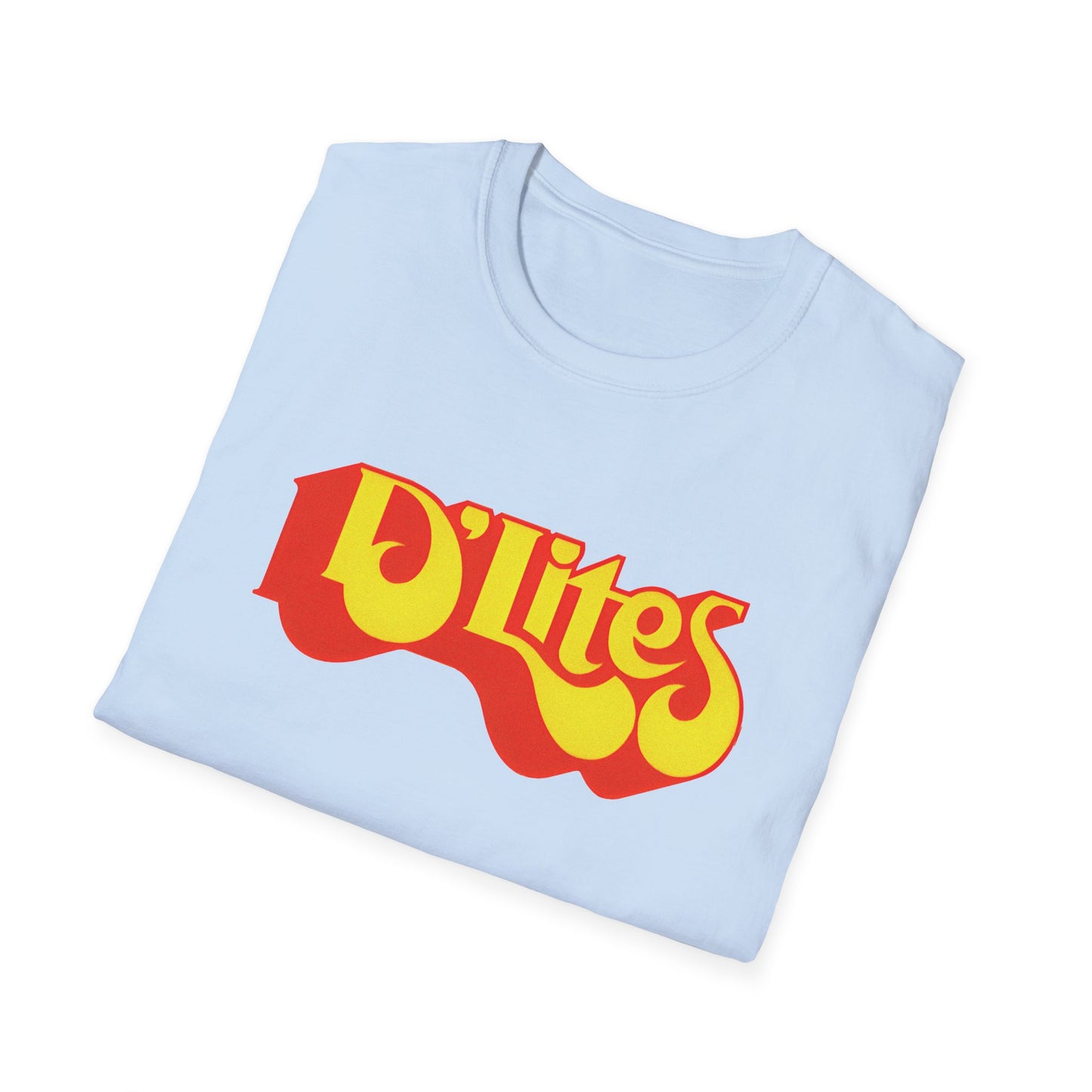 vintage defunct d lites healthy fast food logo tshirt