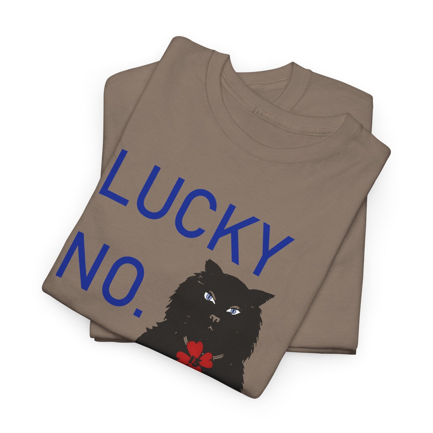 1976 qsl card lucky number 13 black cat custom reproduction tshirt