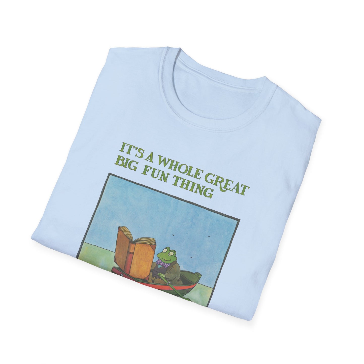 1972 reading poster illustration by tomi ungerer it's a whole great big fun thing tshirt