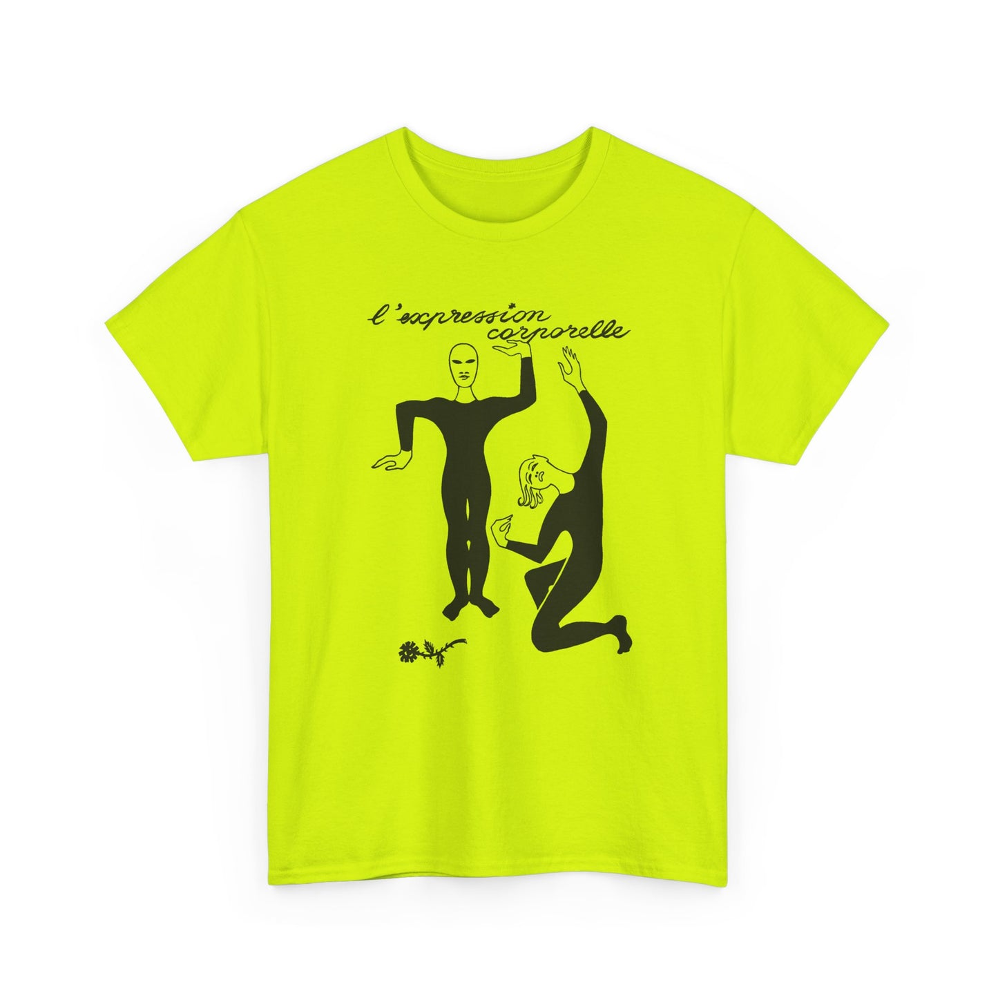 1968 french illustration of mimes from initiation au mime reproduction tshirt