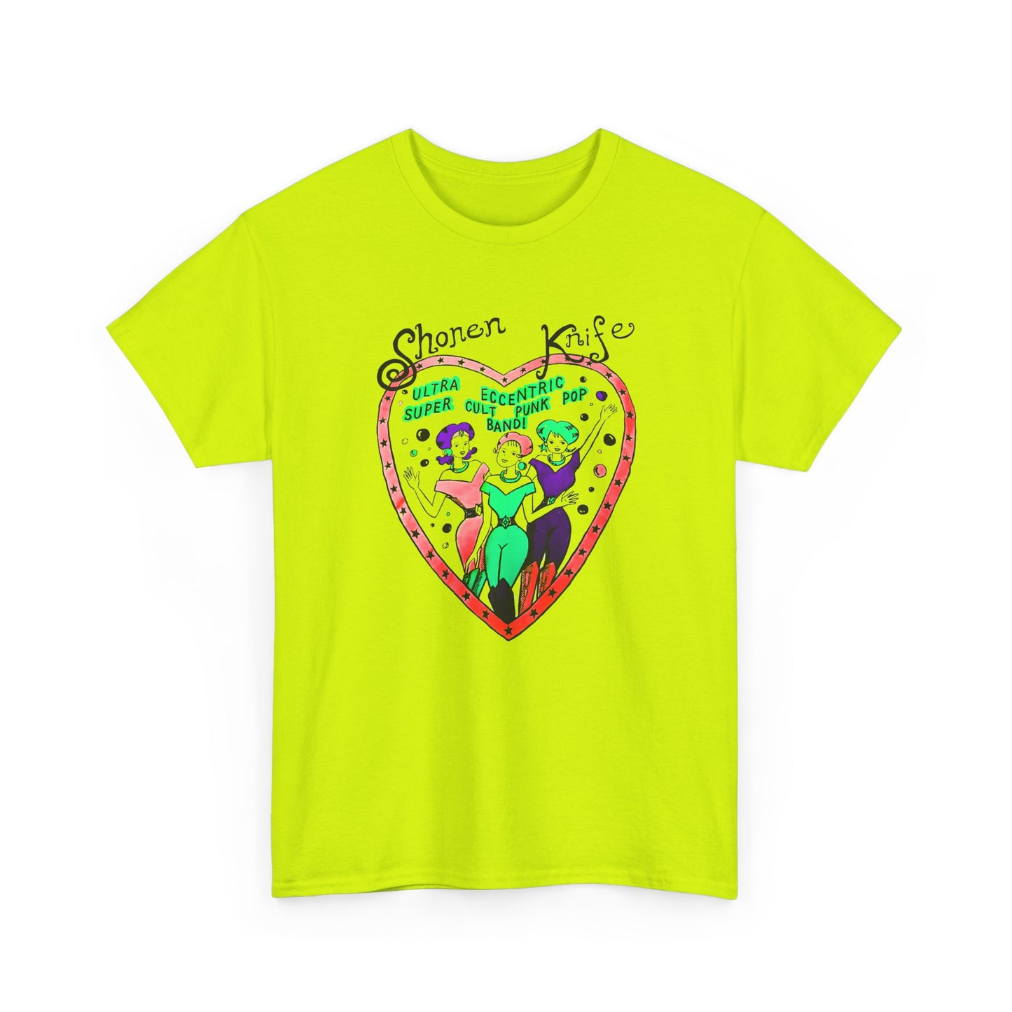1990s vintage shonen knife reproduction edit tshirt