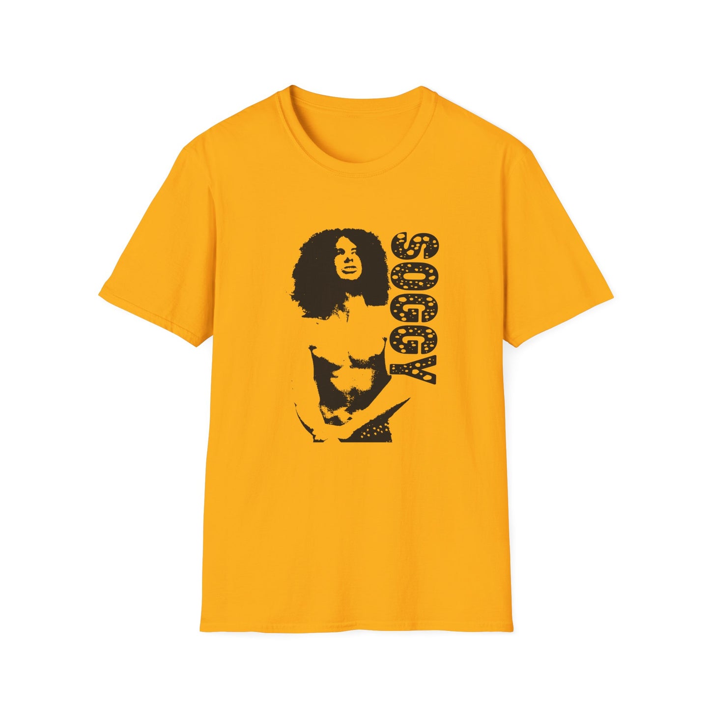 1980s french hard rock band soggy fan art tshirt