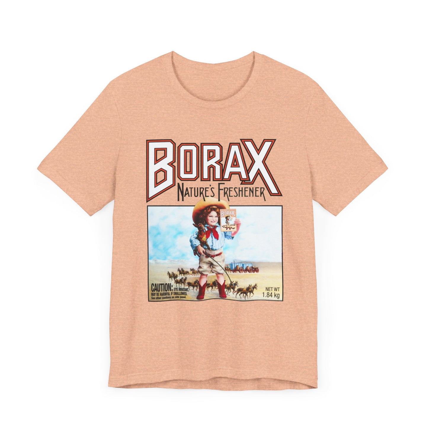 borax nature''s freshener 20 mule team detergent classic logo tshirt