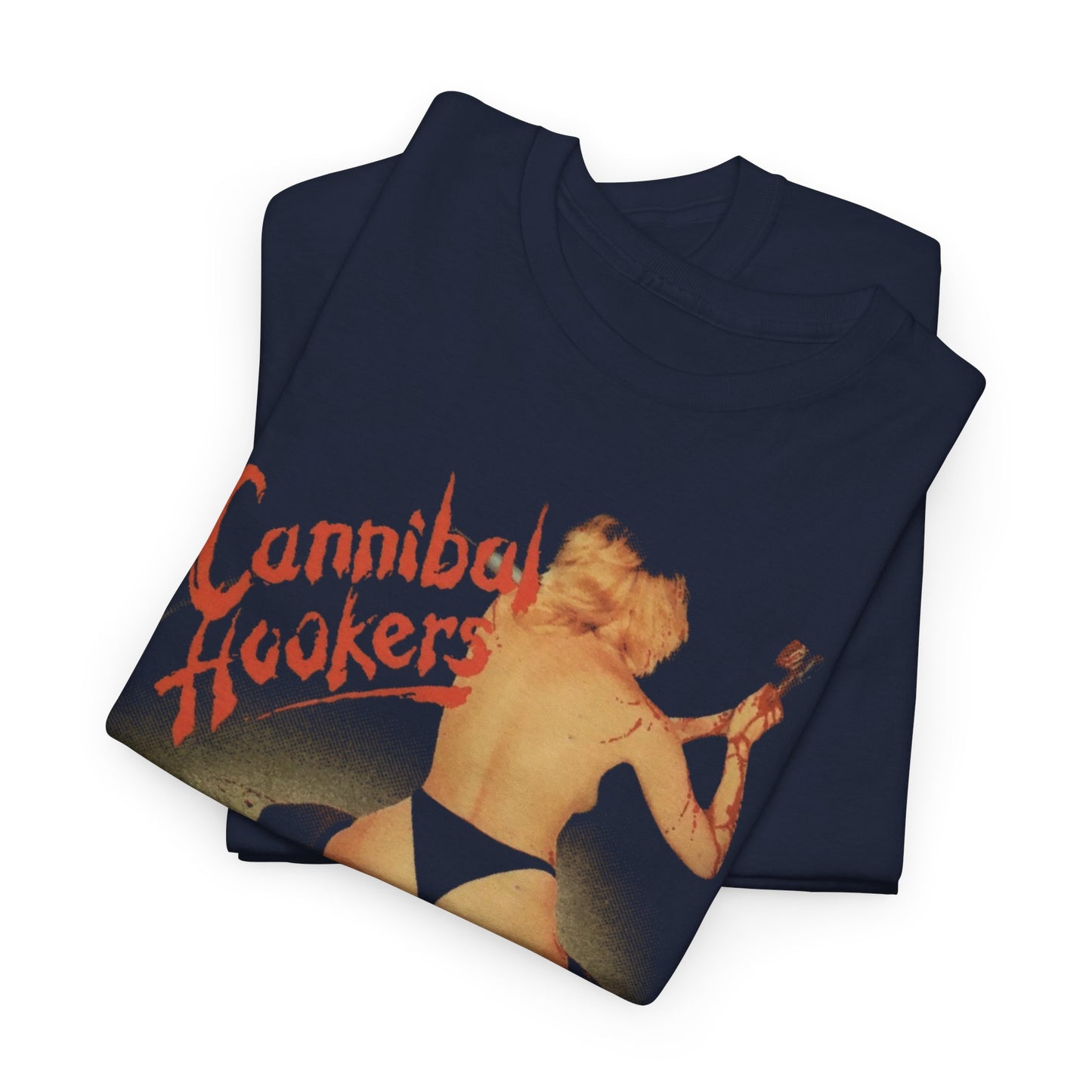1987 cannibal hookers movie poster custom reproduction tshirt