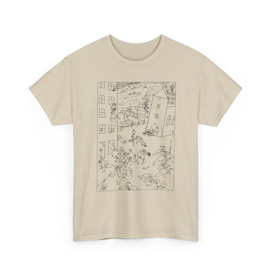 1915 drawing george grosz riot of the insane tshirt
