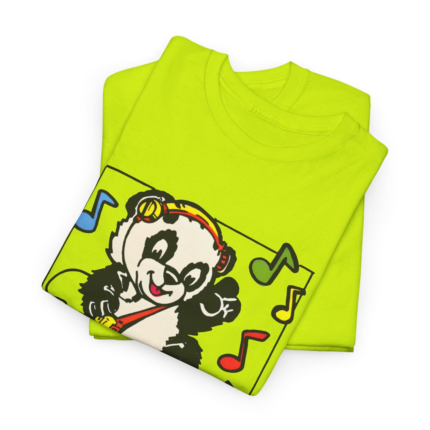 vintage 1980s dancing panda graphic reproduction tshirt