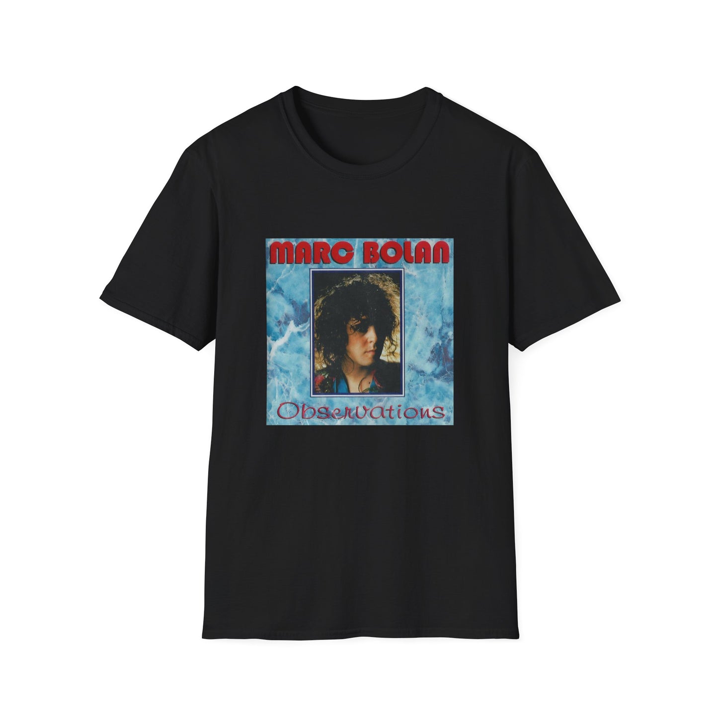 marc bolan 1992 observations album tshirt