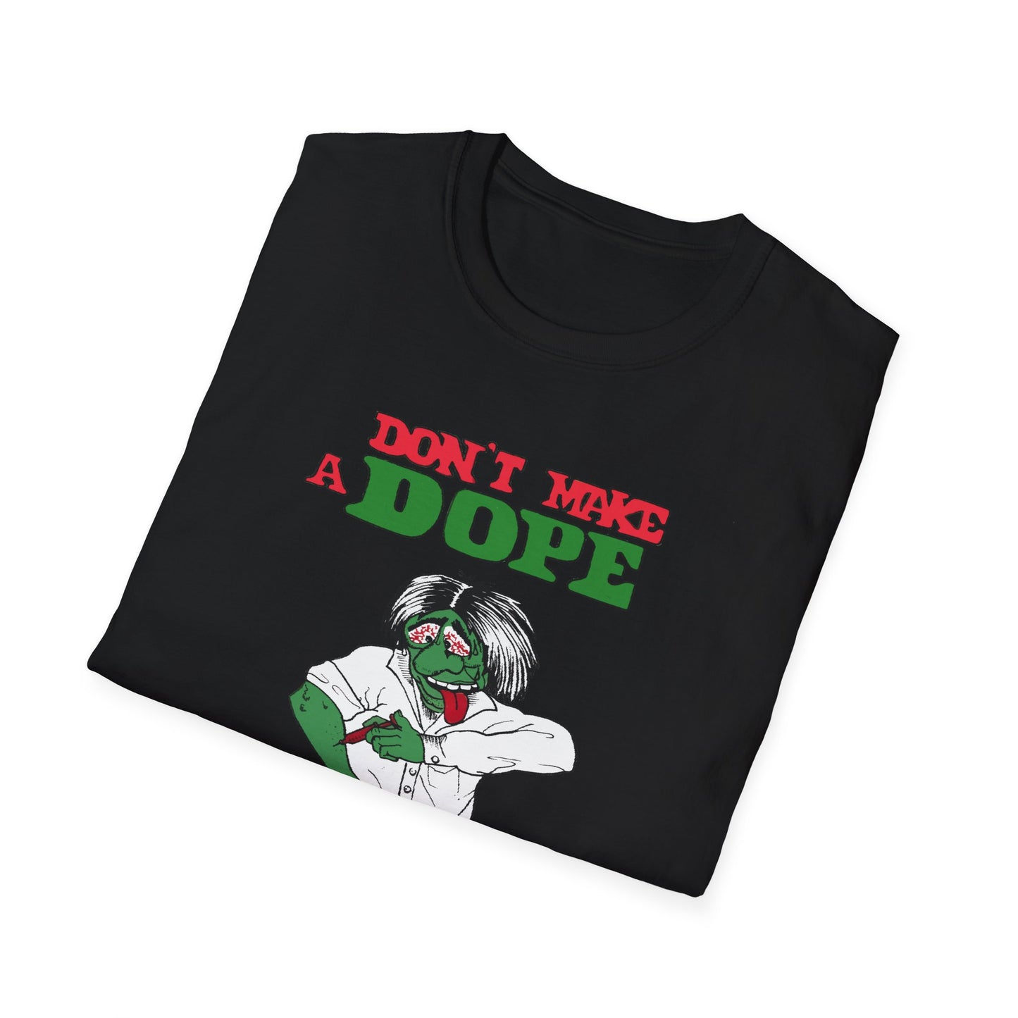 1960s anti-drug poster tshirt "don't make a dope of yourself" by smartset smarteen s.o.s tshirt