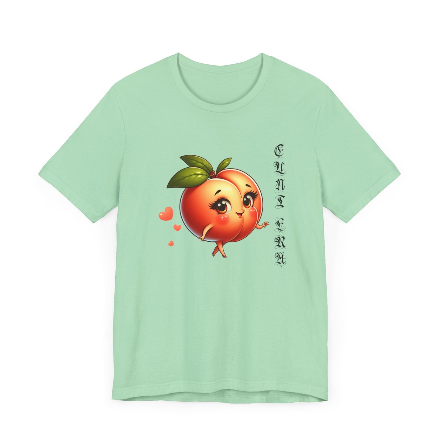 cunt era cute peach tshirt