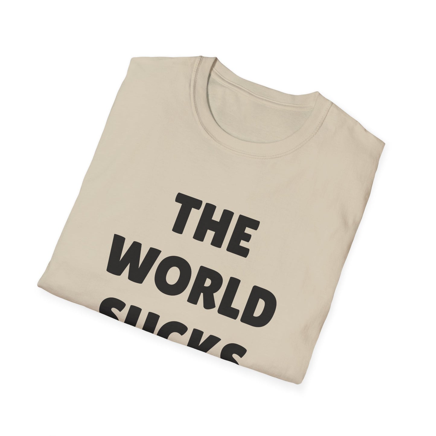 the world sucks tshirt