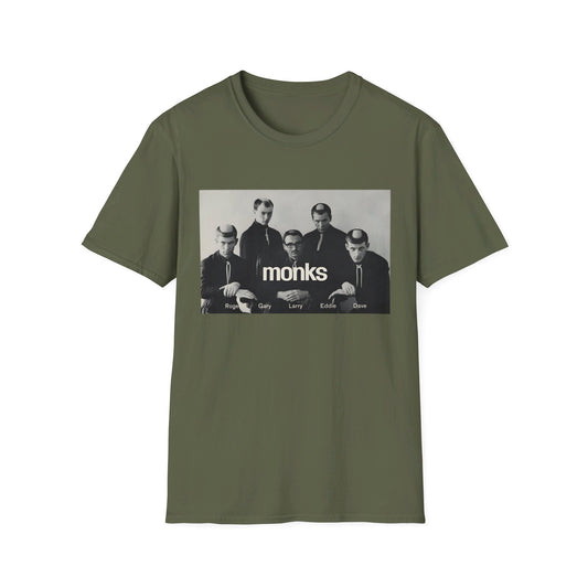 1960s experimental rock n roll band the monks tshirt