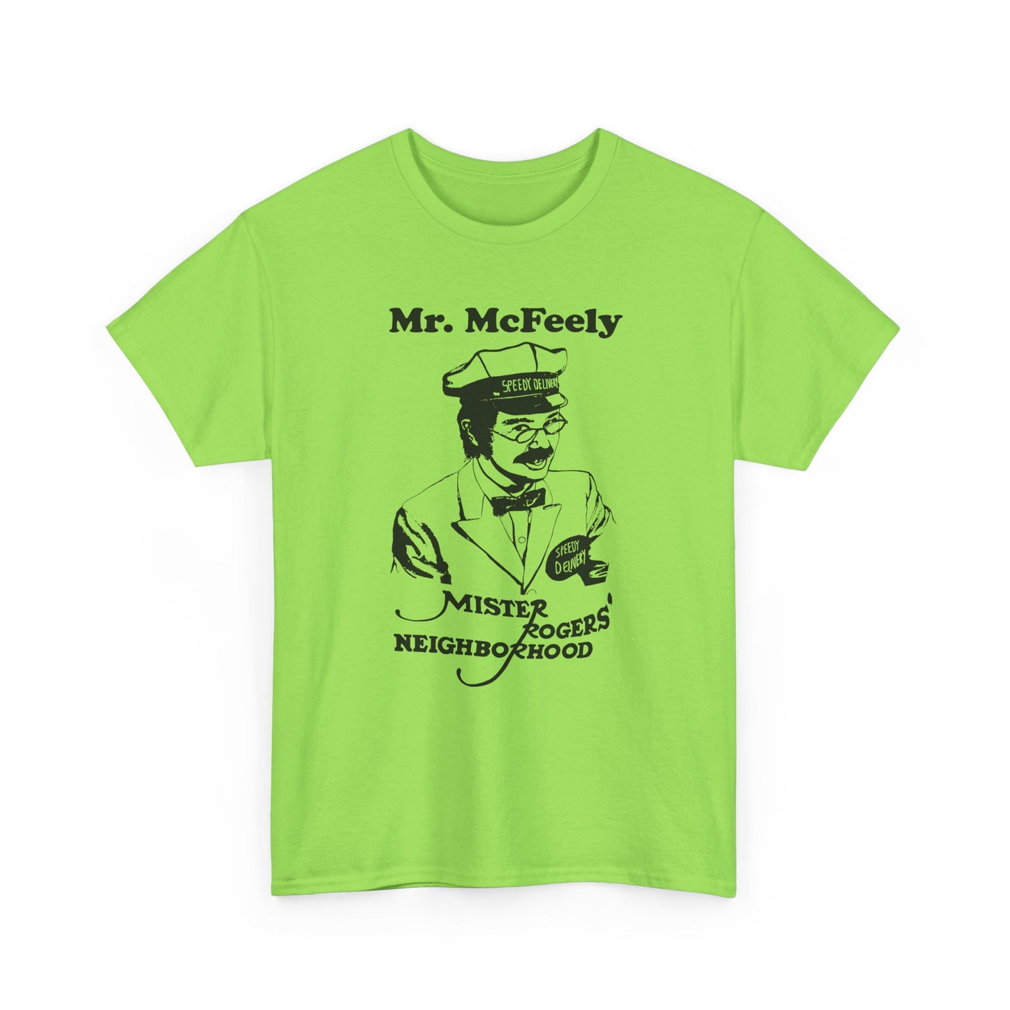 vintage mr mcfeely from mr rogers custom reproduction tshirt