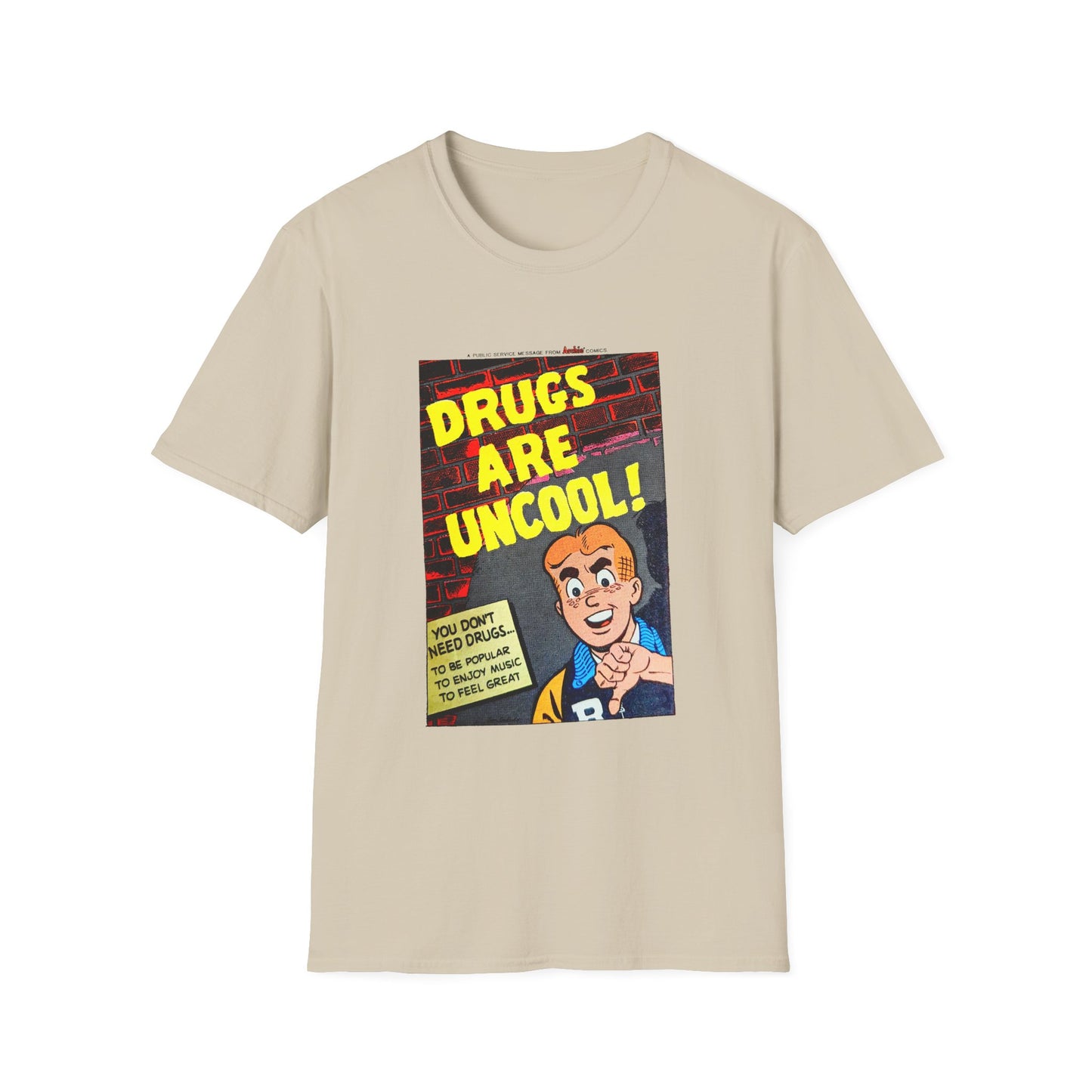 archie comics drugs are uncool tshirt