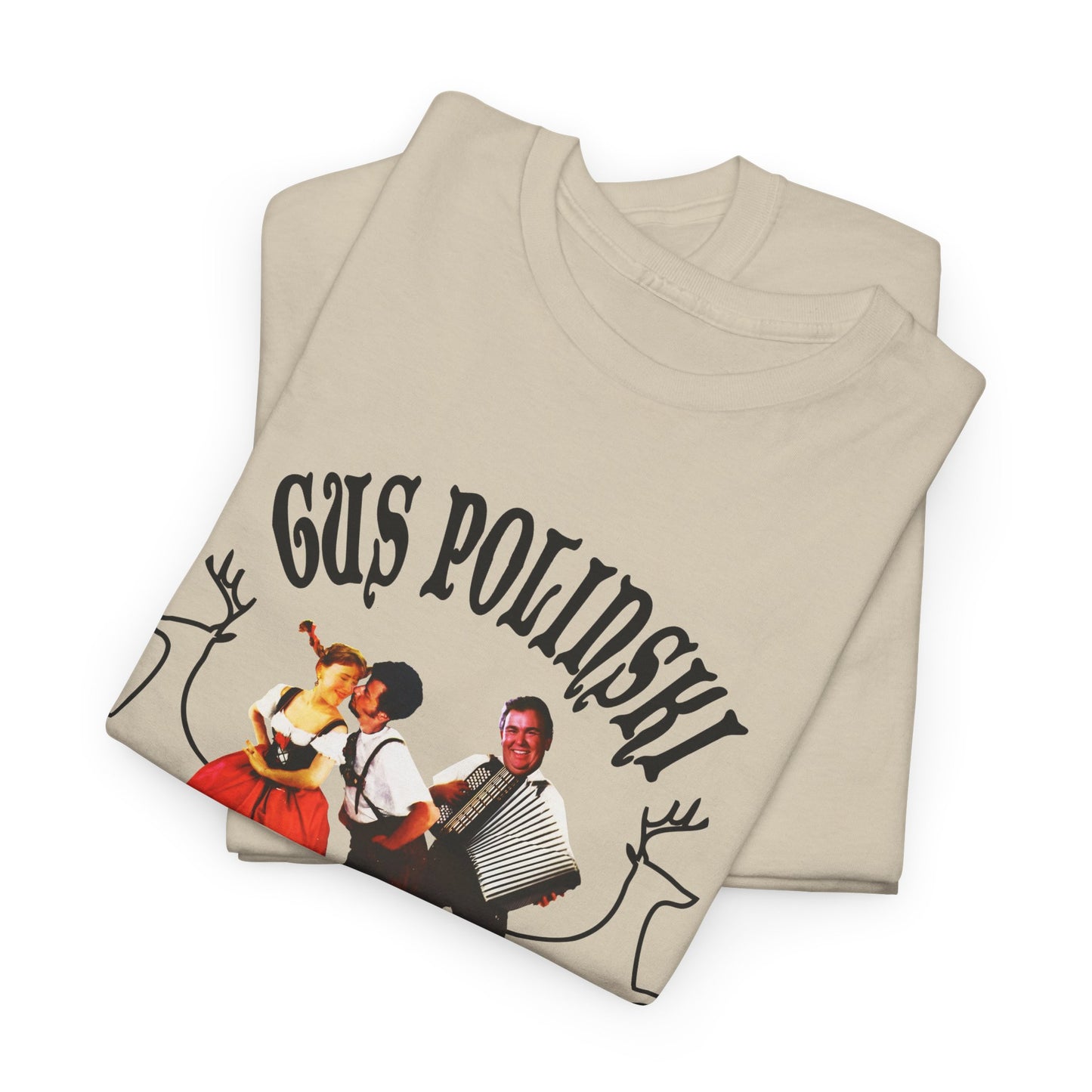 home alone gus polinski (john candy) poker king of the midwest parody album cover for kiss me polka tshirt