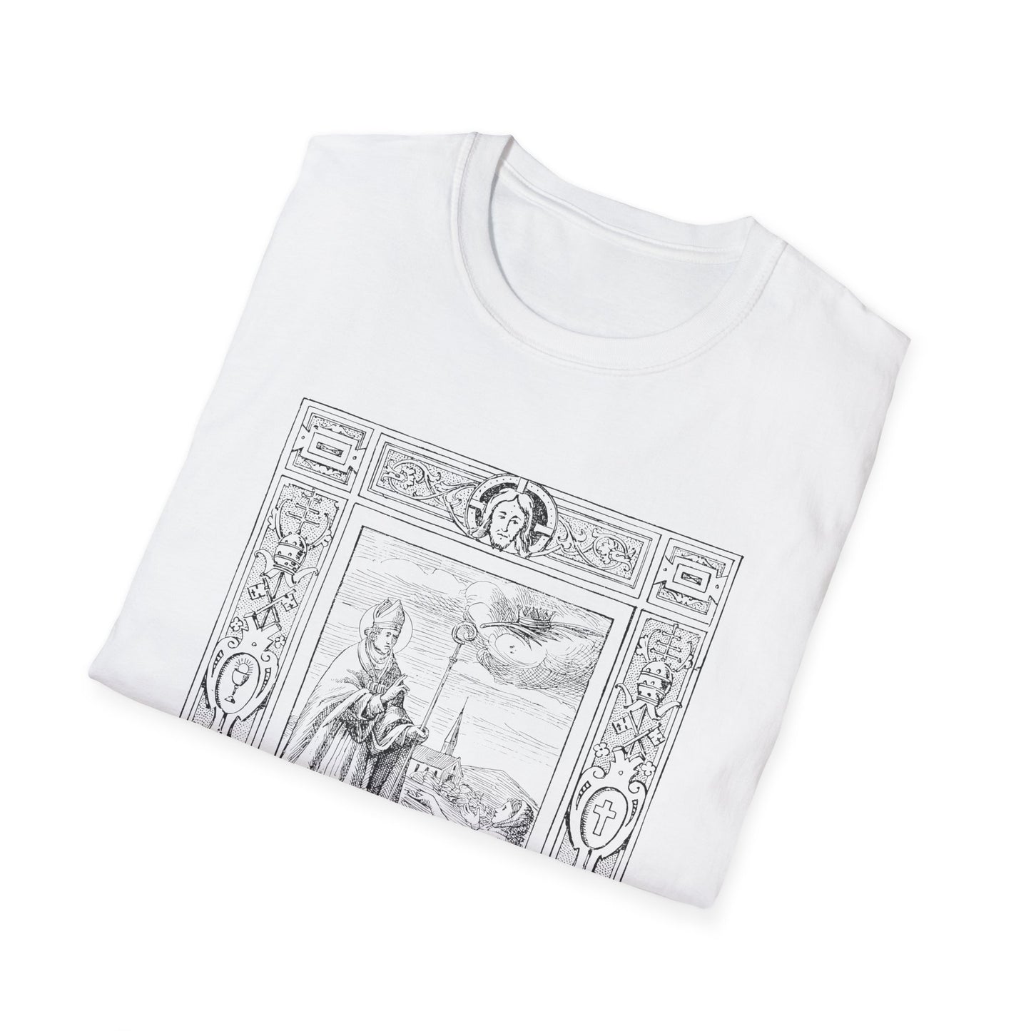 saint valentine healing epilepsy illustrated by dr. frantisek ehrmann circa 1899 tshirt