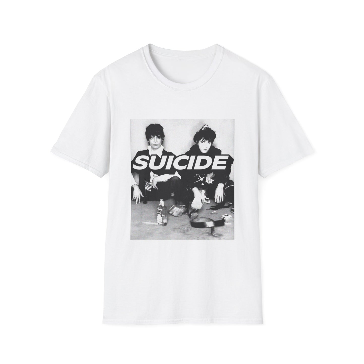 martin rev and alan vega suicide band 6 tshirt
