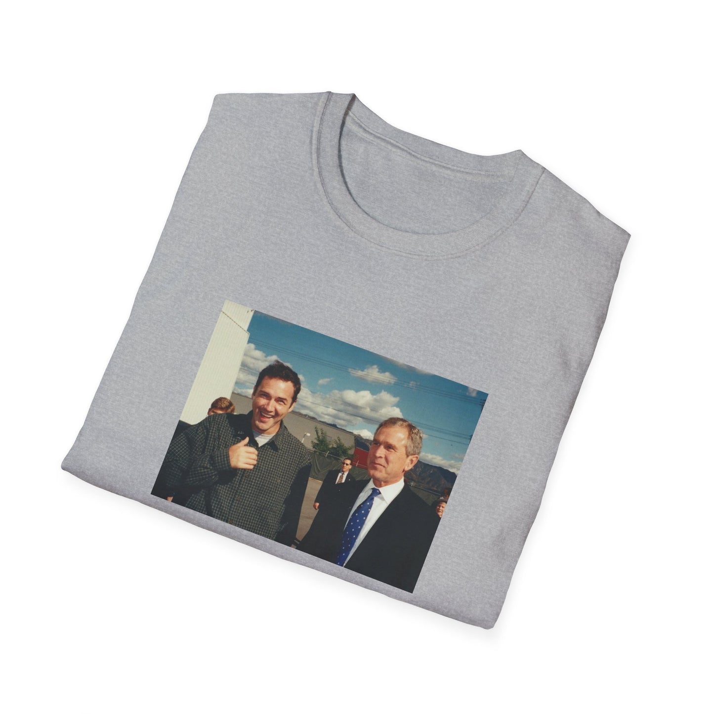 norm macdonald and george bush jr. tshirt