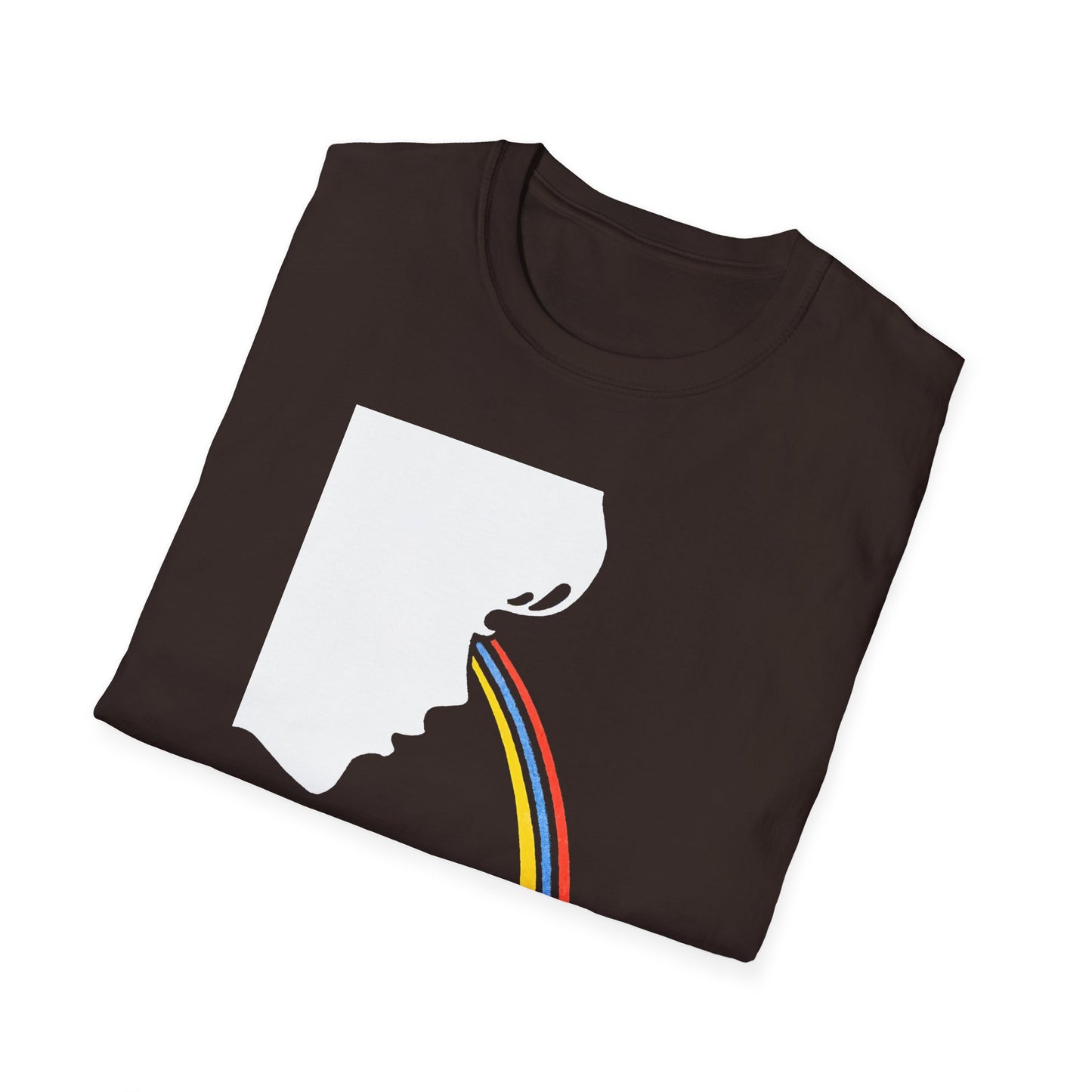 rainbow eyeball graphic tshirt