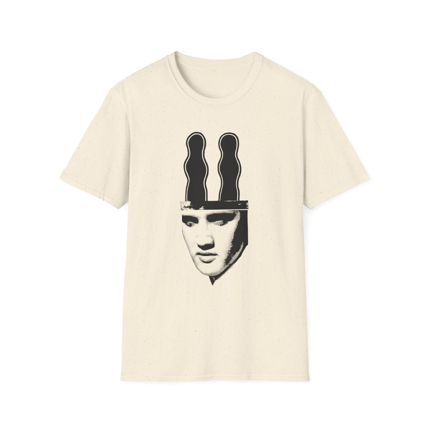 ray johnson art elvis with bunny ears tshirt