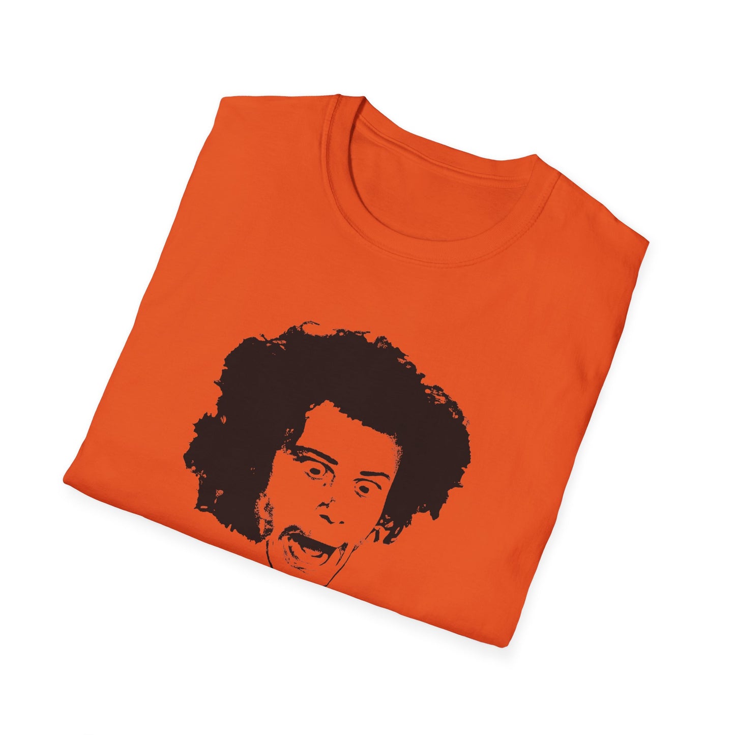 wild man fischer black stencil face tshirt