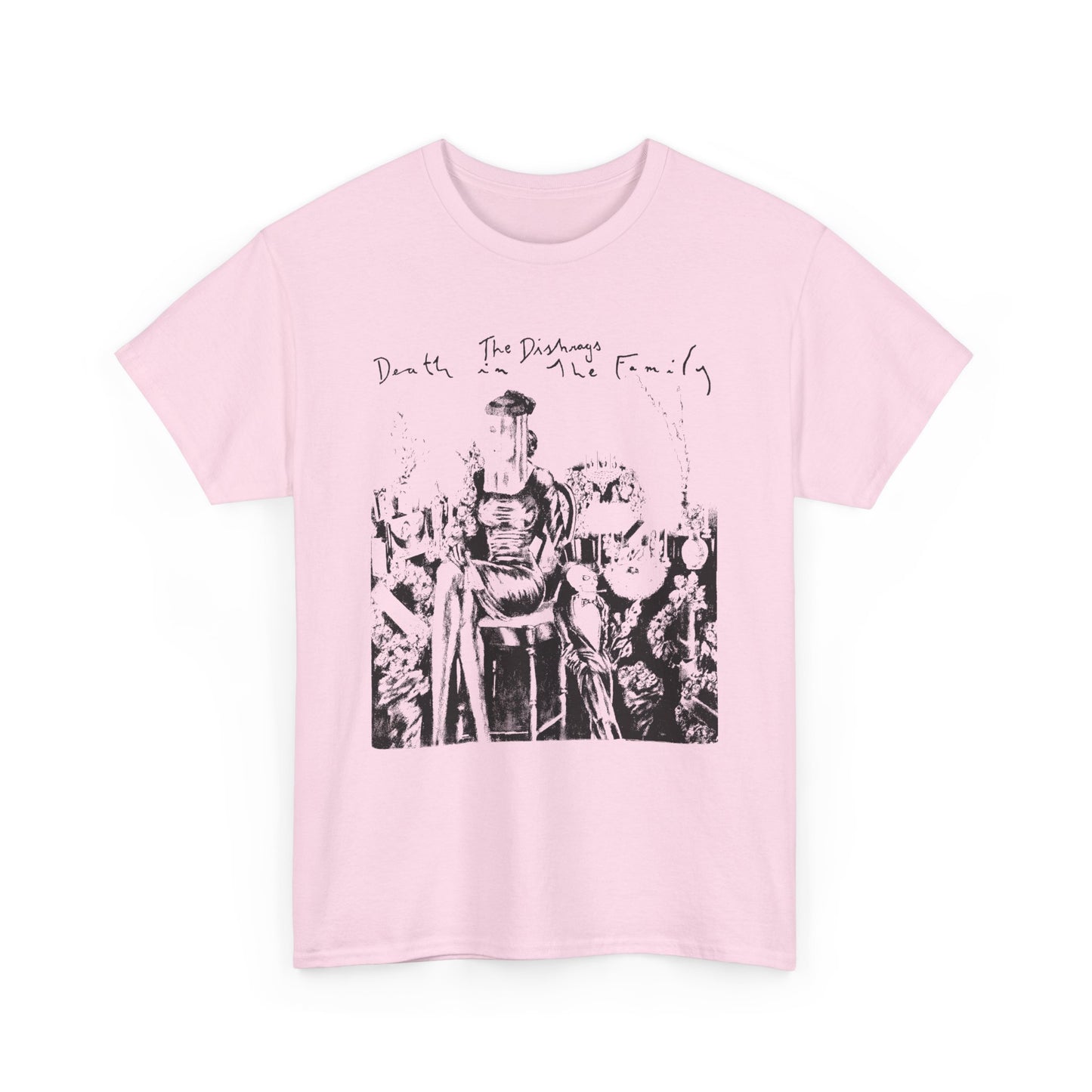 1980 album death in the family by the dishrags punk band stretched graphic tshirt