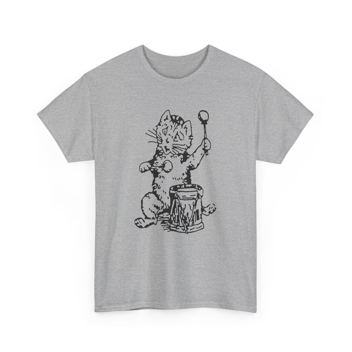 1979 scottish post punk record label postcard records cat and drum reproduction tshirt