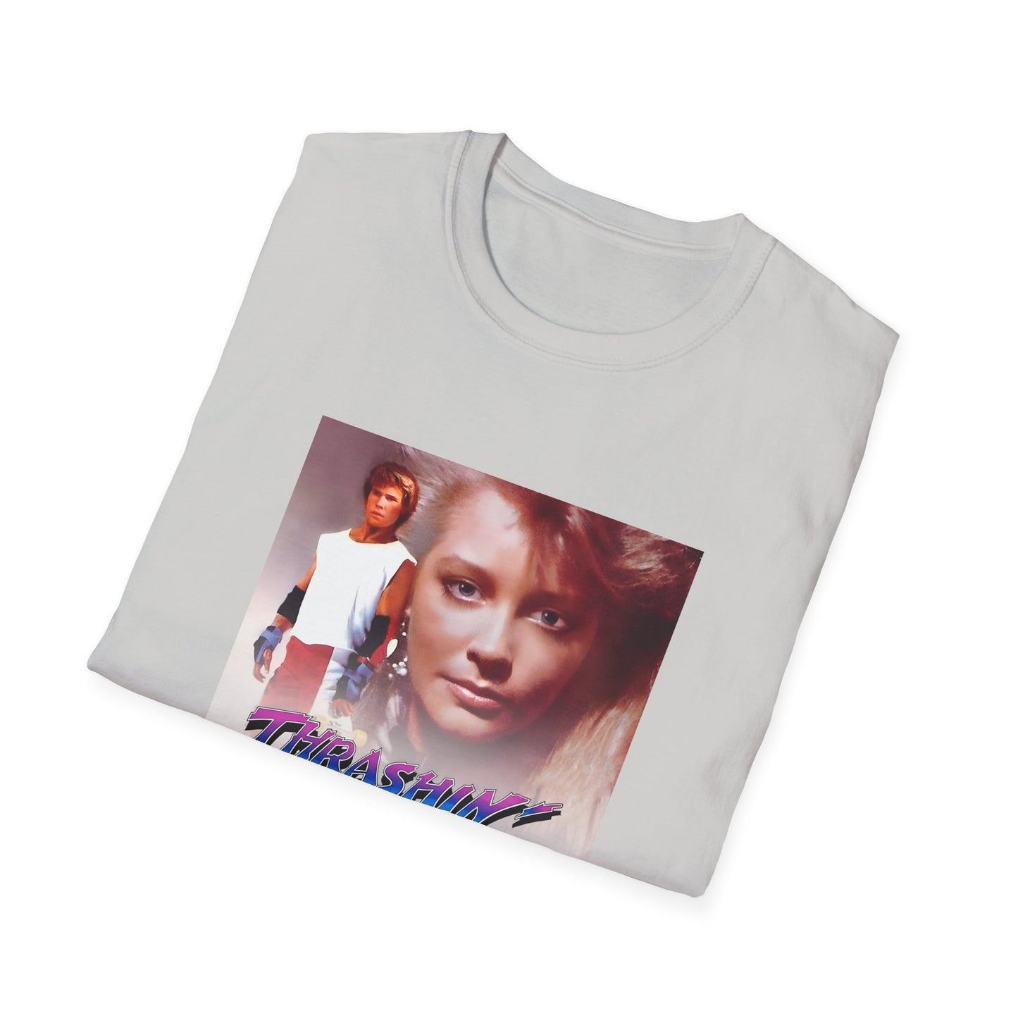 thrashin' 1986 skateboarding movie poster tshirt