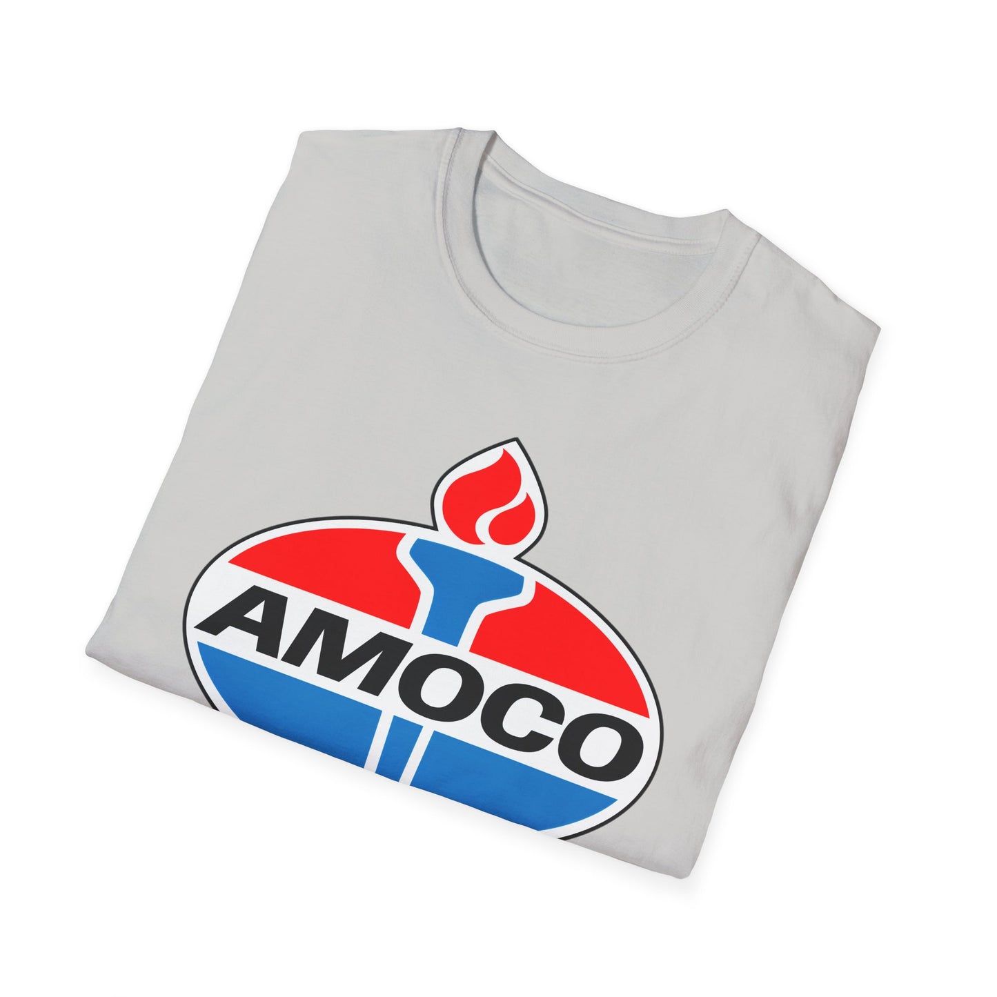 amoco oil company logo tshirt