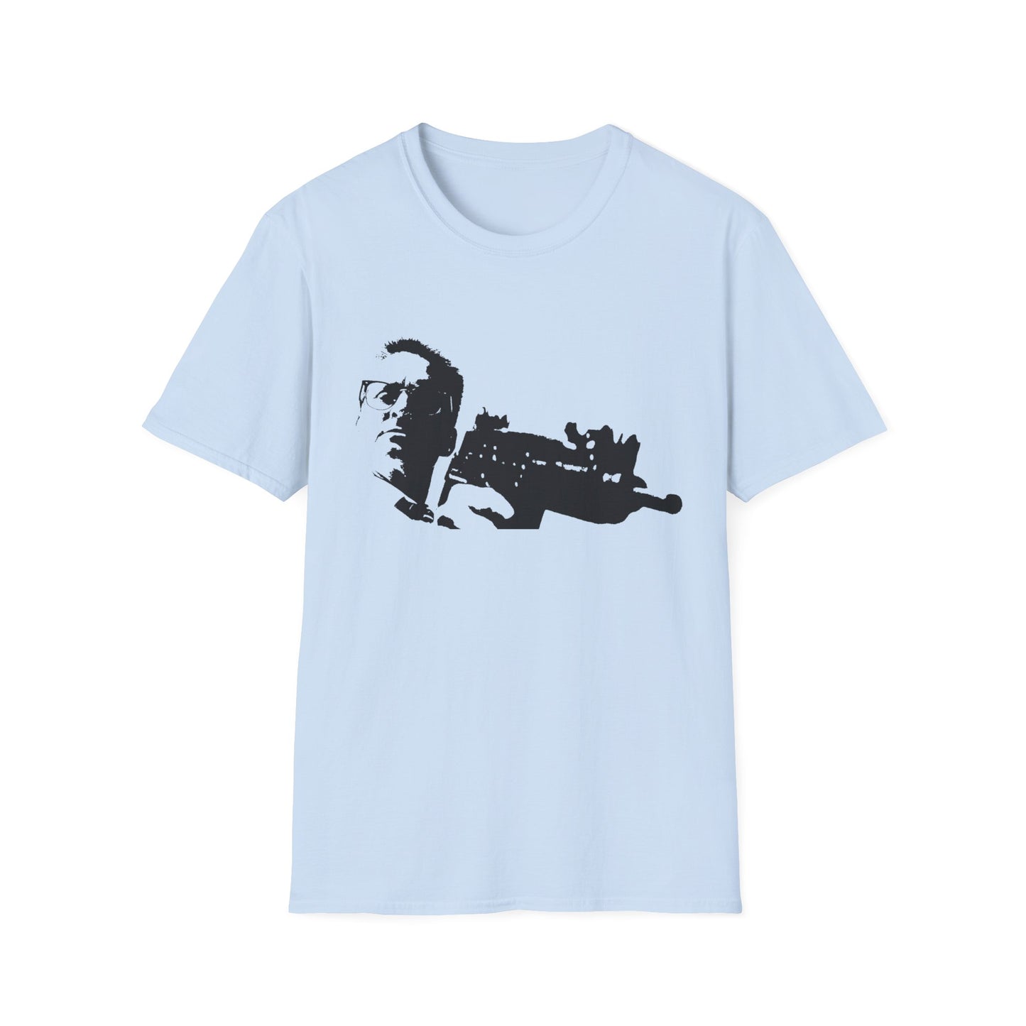 falling down 1993 movie william foster (michael douglas) with a gun stencil tshirt