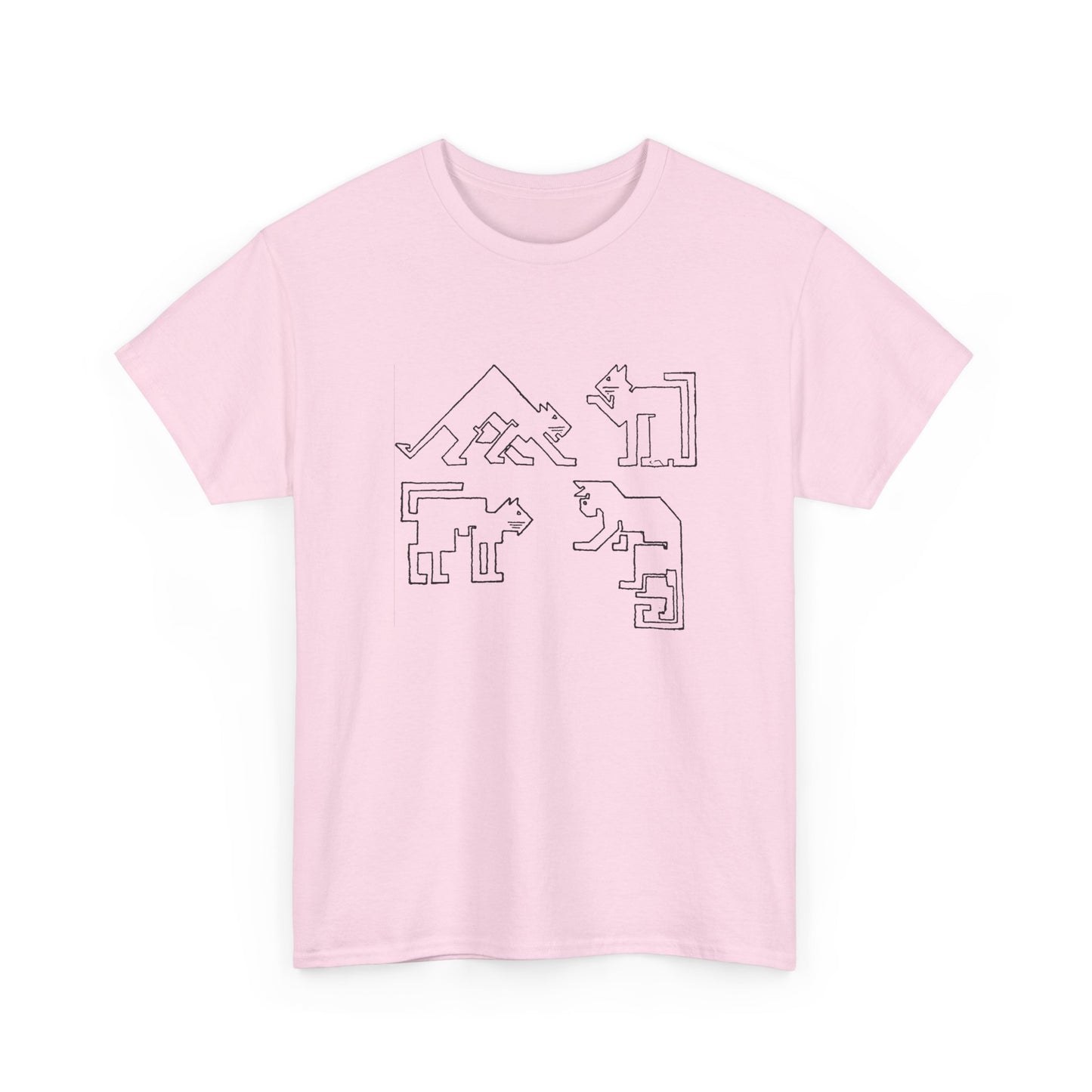 1910 ernest allen batchelder draw a cat using only straight lines reproduction tshirt