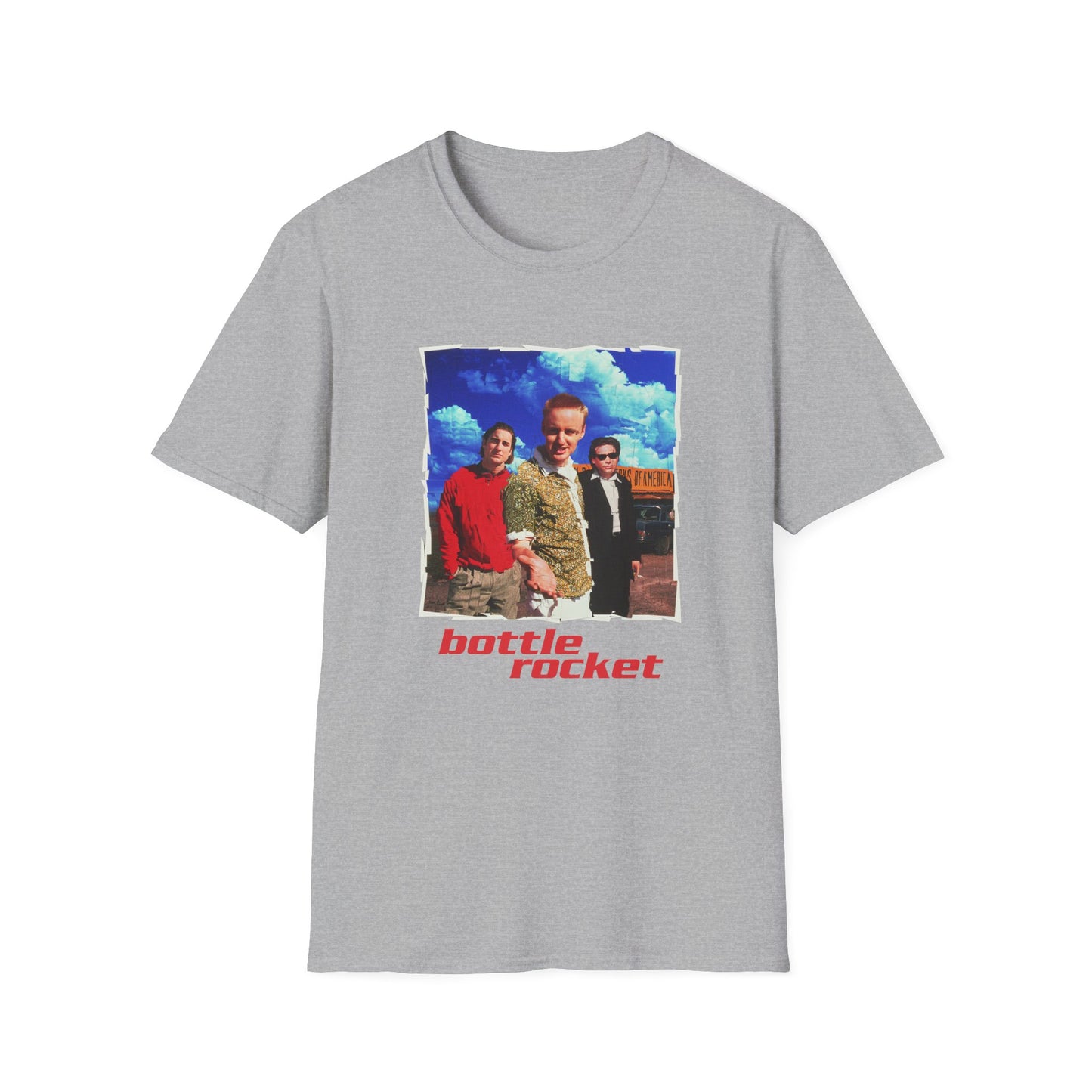 bottle rocket movie poster tshirt