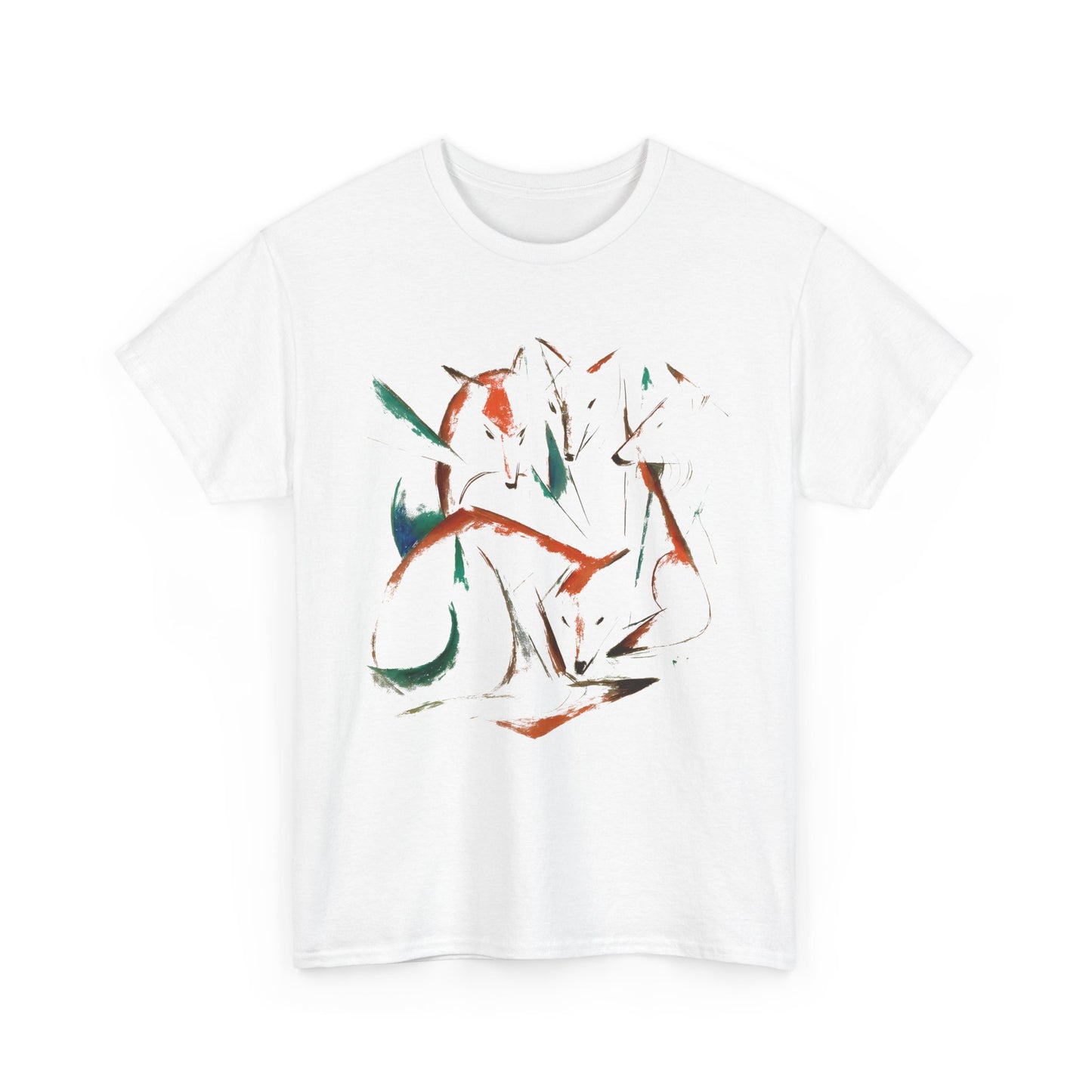 1913 four foxes oil painting by franz marc reproduction tshirt