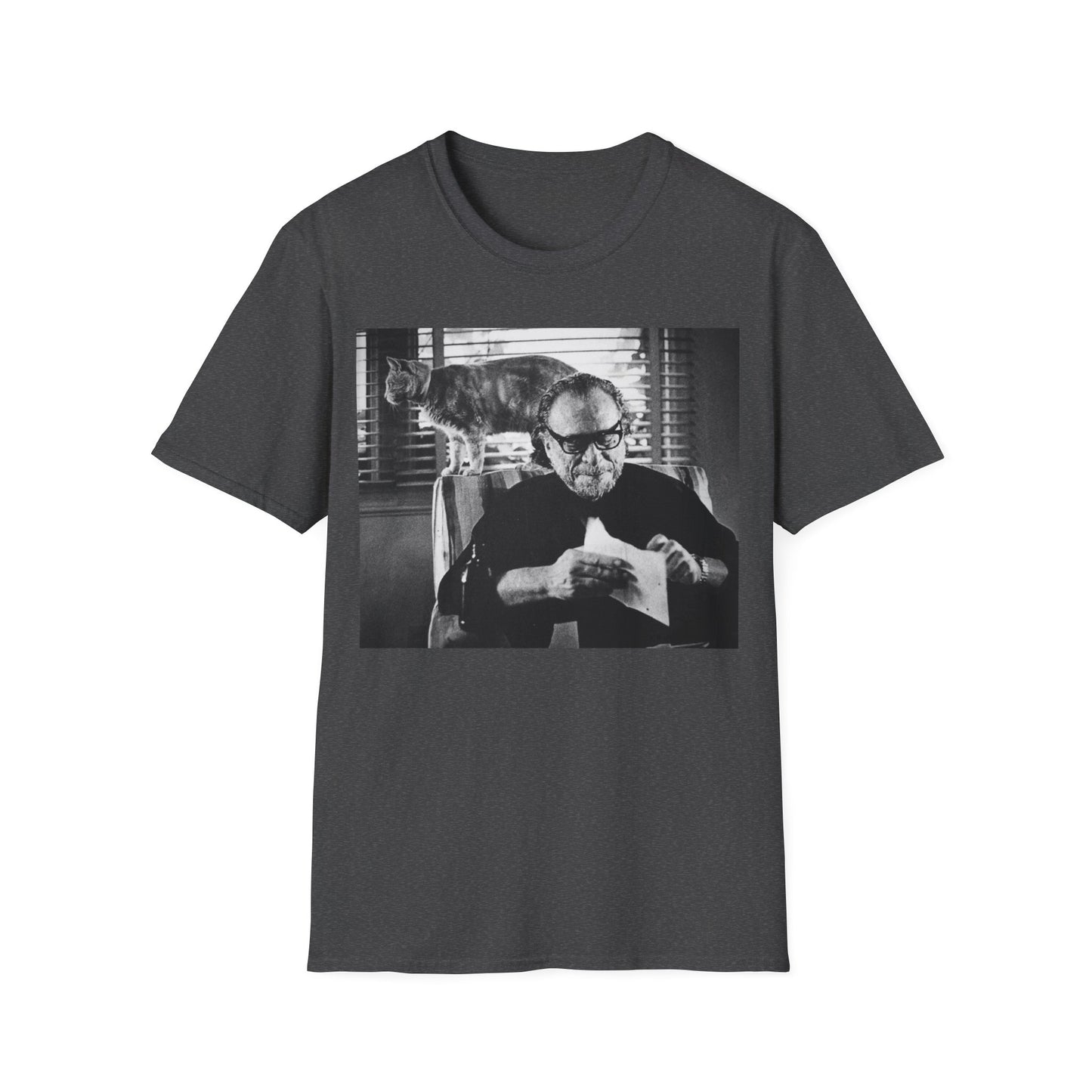 bukowski and butch the cat tshirt