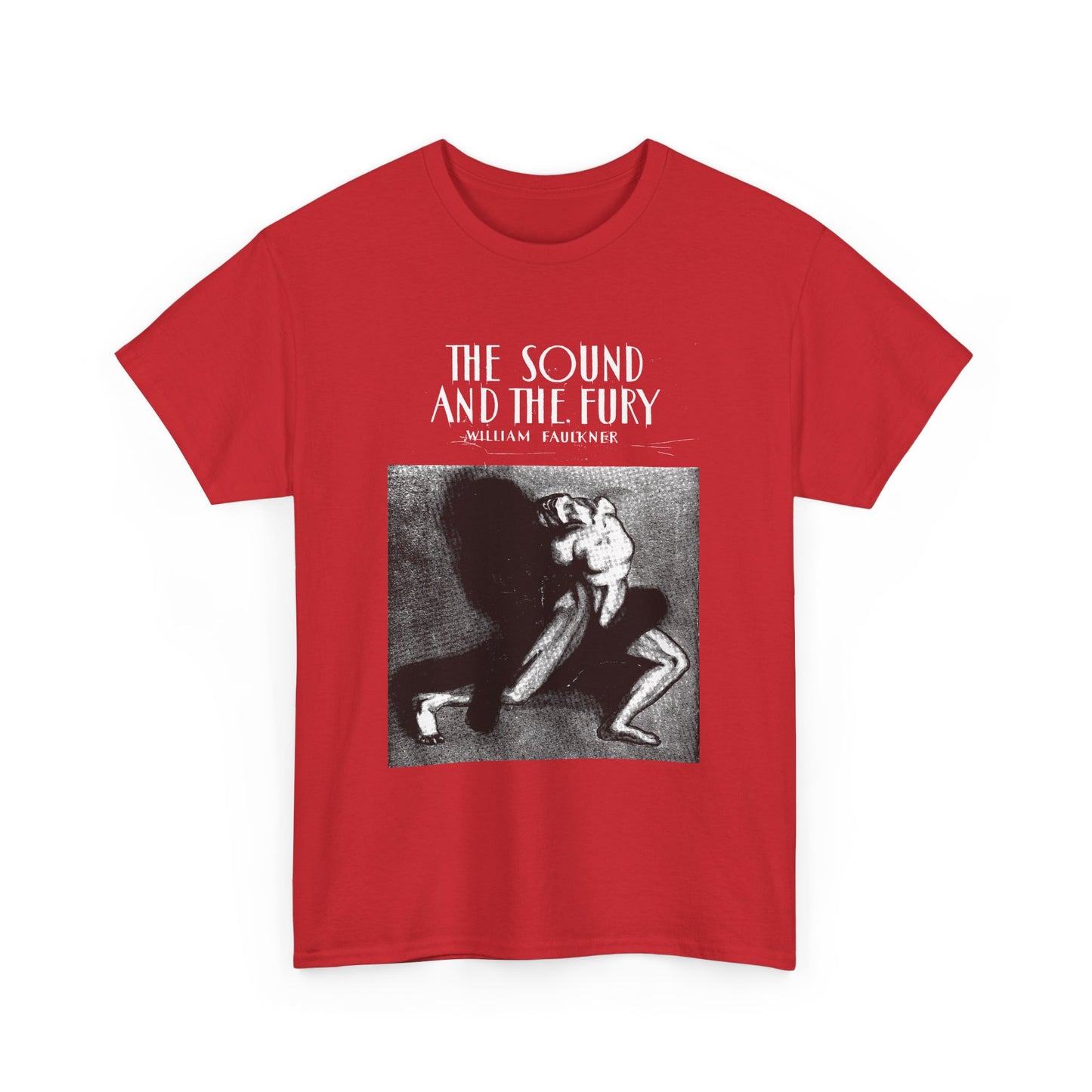 1929 the sound and the fury by william faulkner book cover edit tshirt